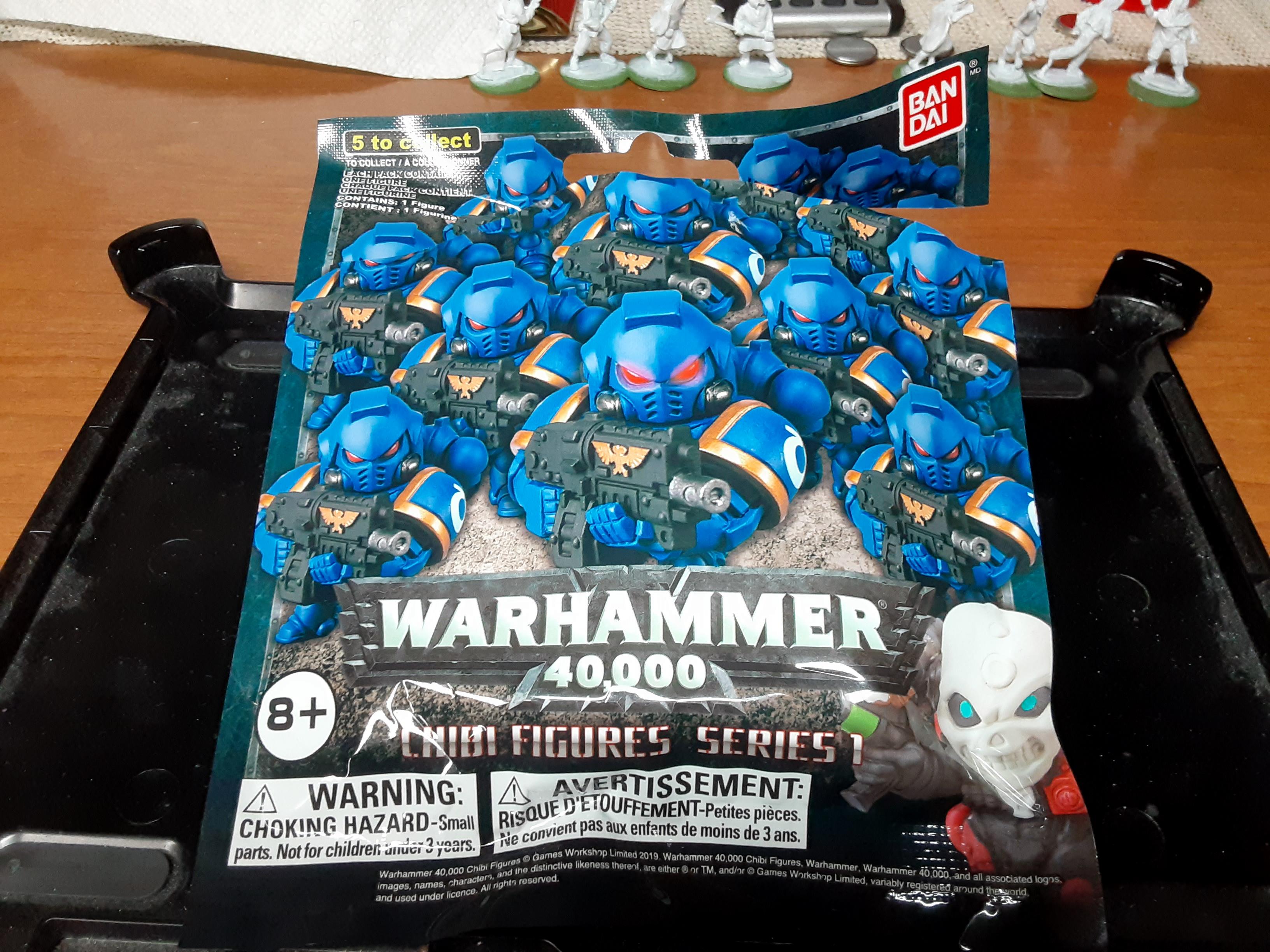 Bandai 40K Chibi Figurines Series 1 Package