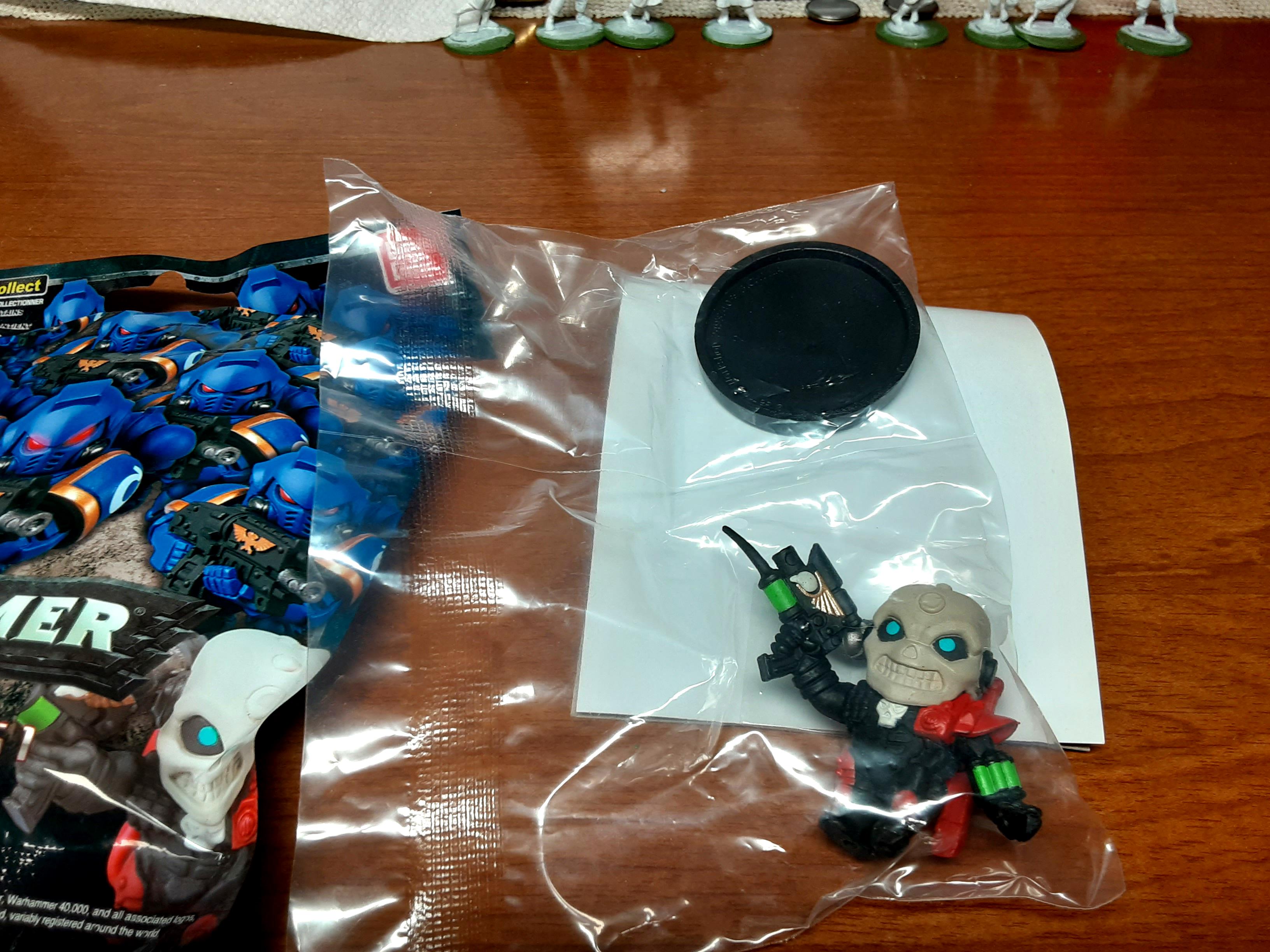 Bandai 40K Chibi Figurines Series 1 Package plastic bag