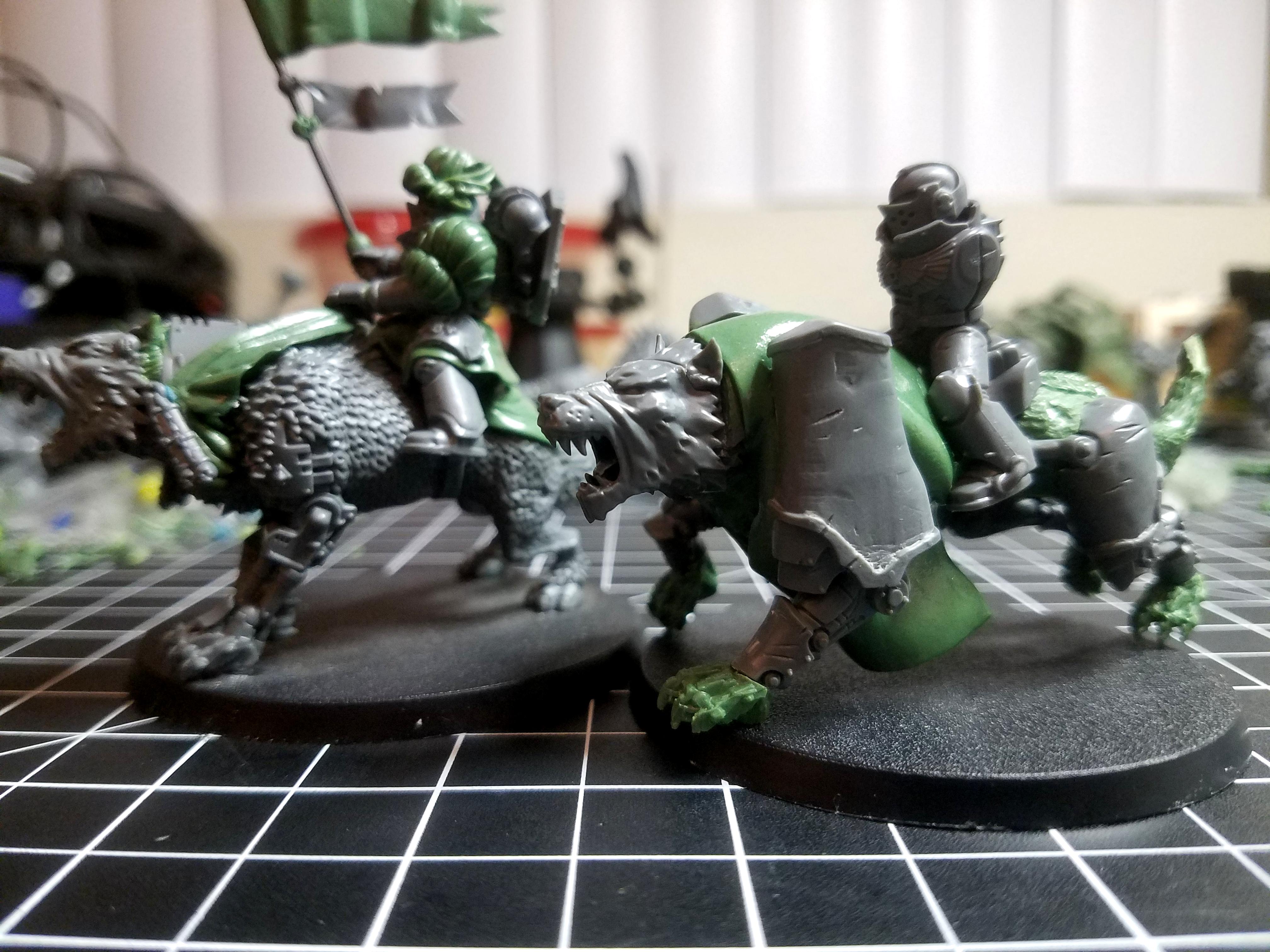 Space Marines, Space Wolves, Thunderwolf Cavalry, Thunderwolves, Twc, Wolf Guard Battle Leader, Wolf Lord