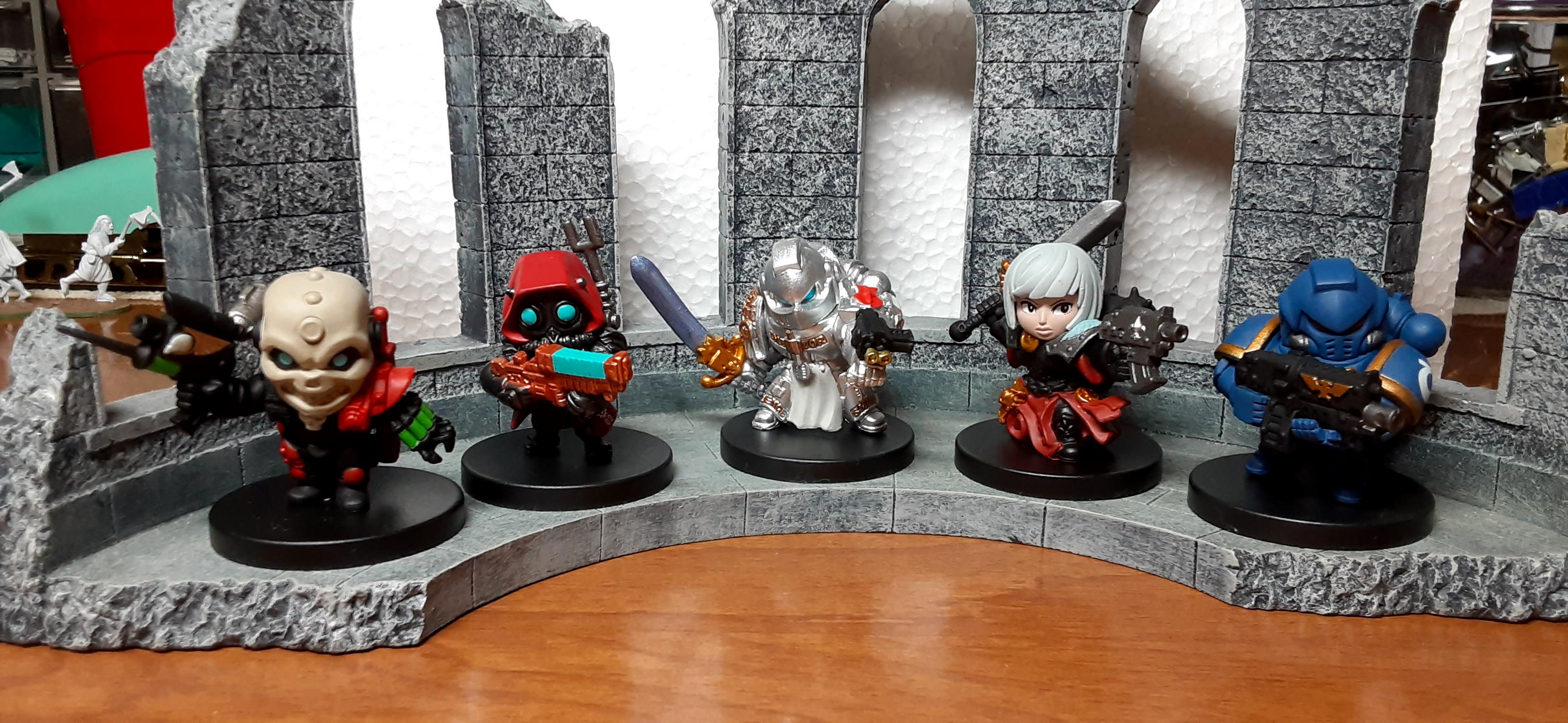 Bandai 40K Chibi Figurines Series 1 Complete