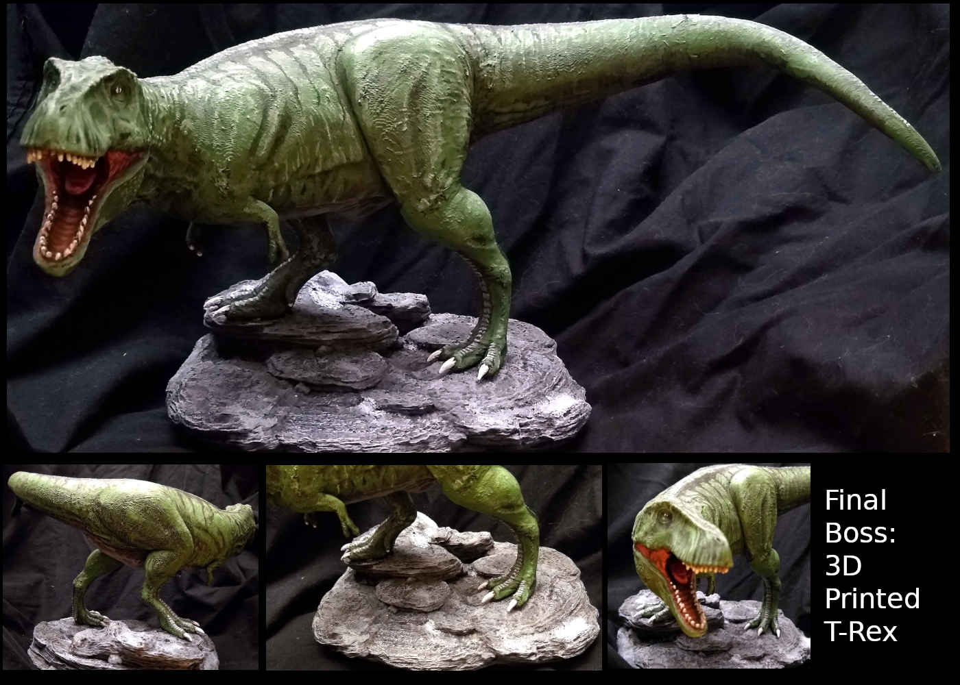 3d Printed, Dinosaur, T-rex, Tyranosaurus Rex
