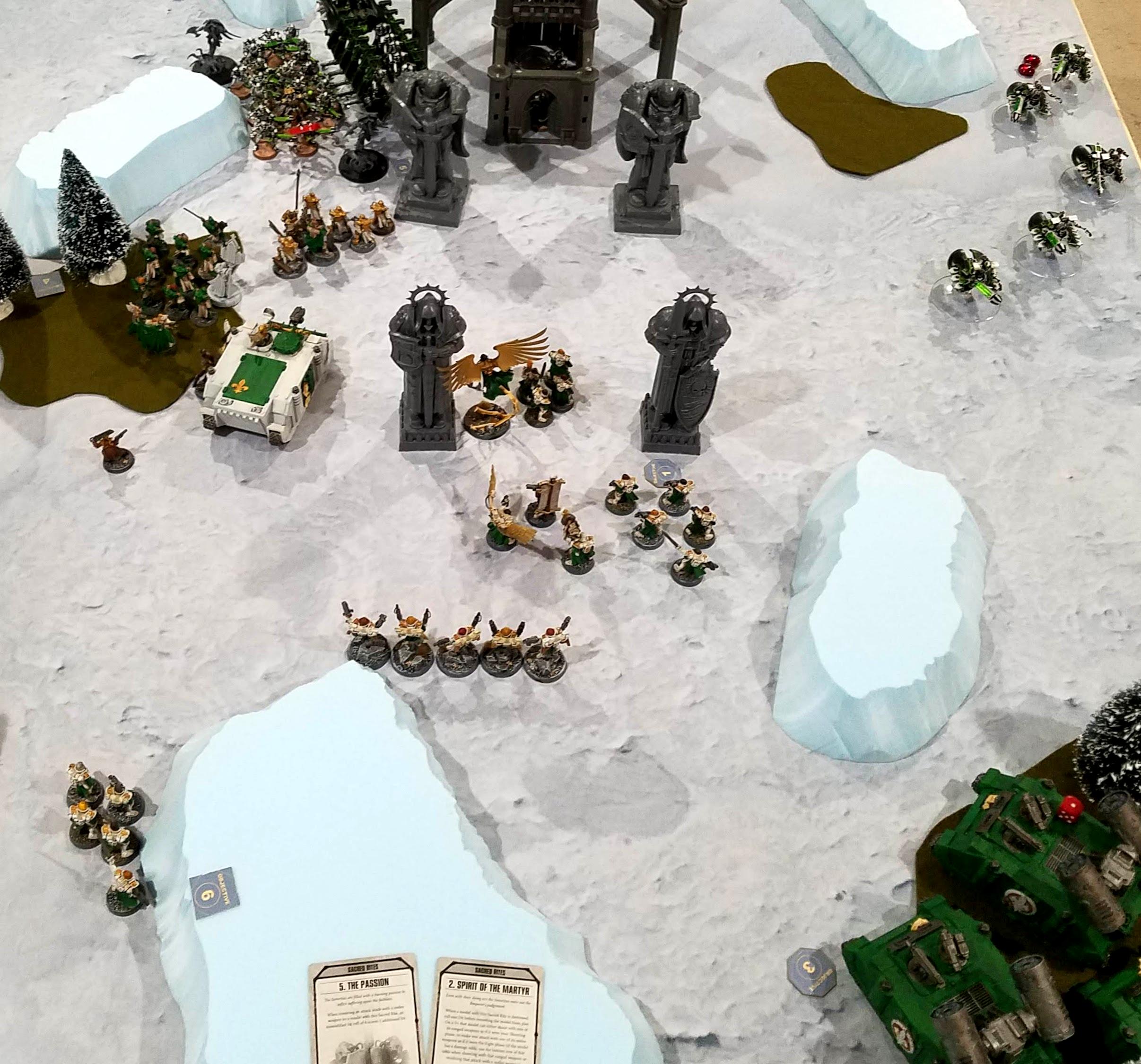 Necrons Turn 3: braced for the second wave of Warriors