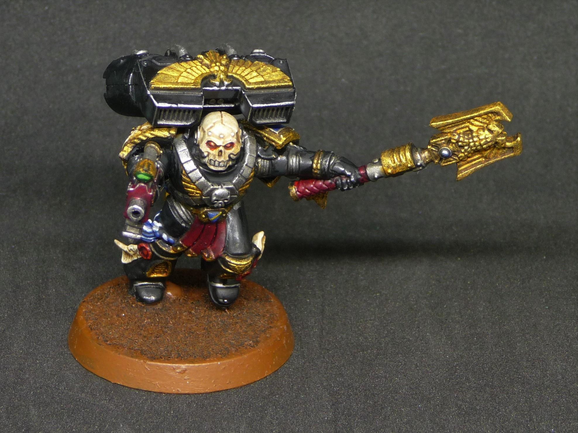 Chaplain, Conversion, Jump Pack, Space Marines, Ultramarines