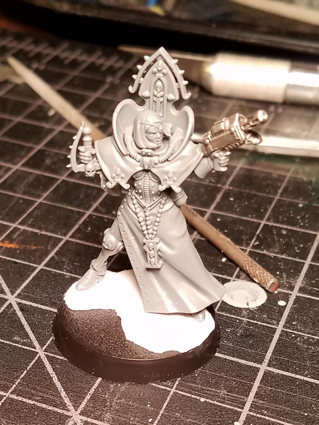 Gun arm posed, but not yet built