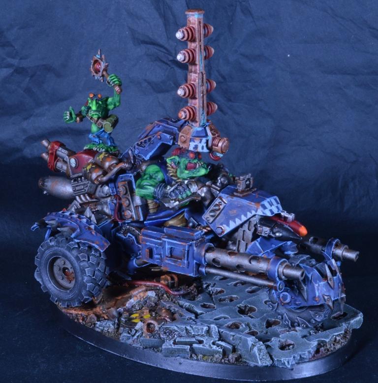 Big Mek, Bike, Kustom Force Field, Orks