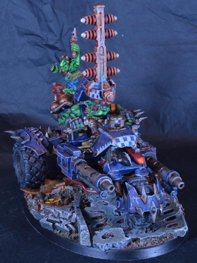 Big Mek, Bike, Kustom Force Field, Orks