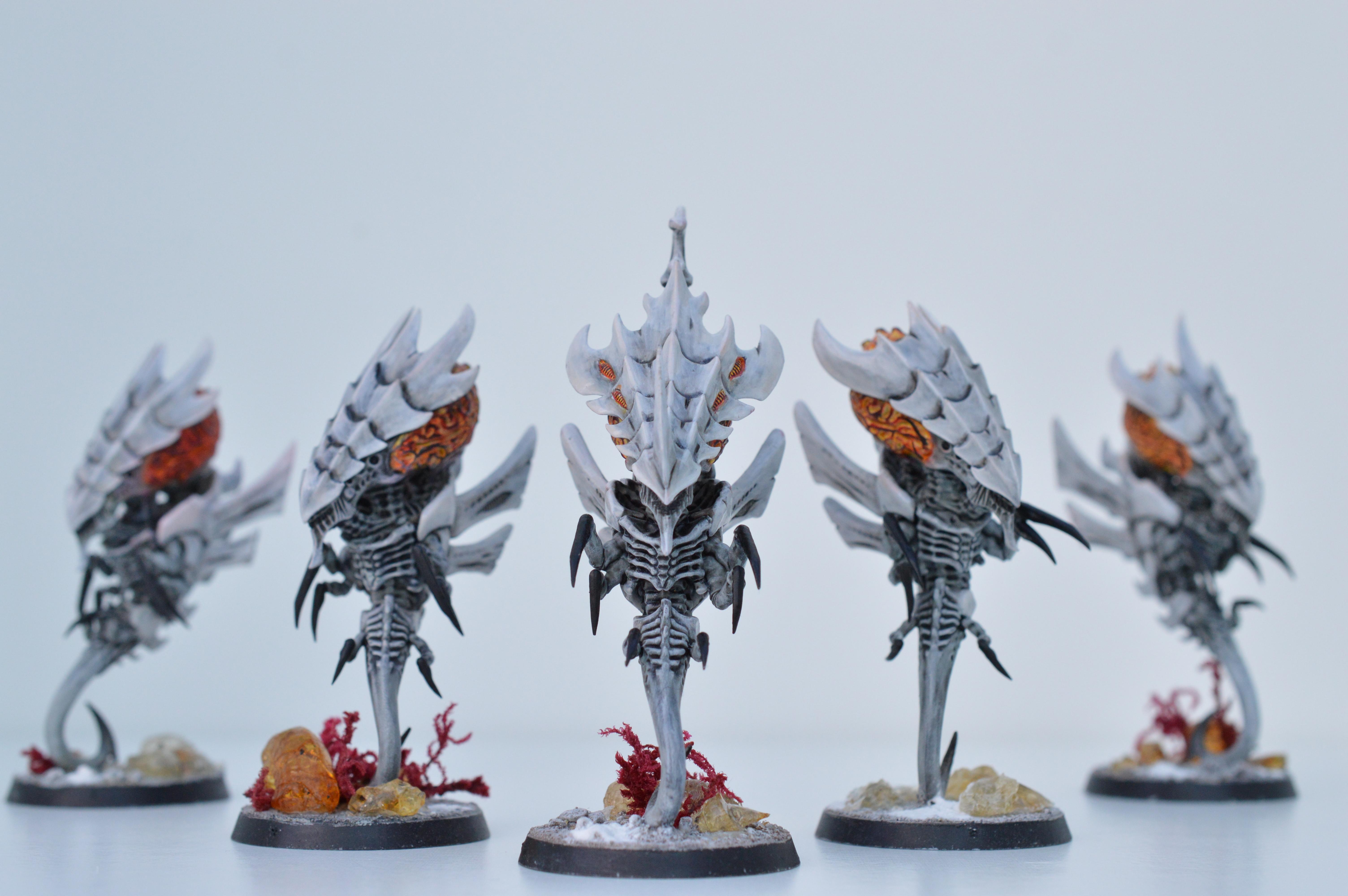 Black, Hive Fleet Typhon, Red, Tyranids, White