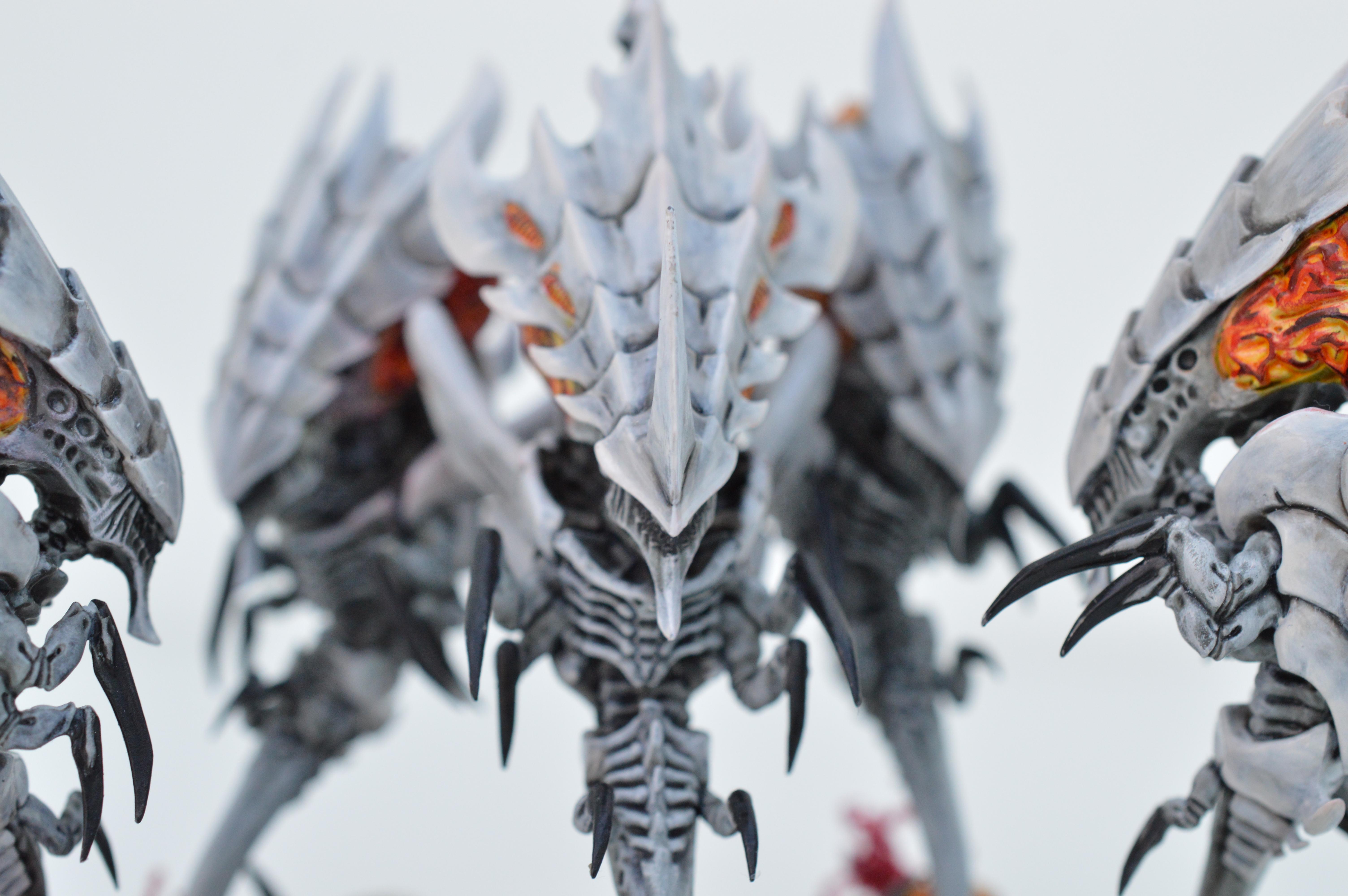 Black, Hive Fleet Typhon, Red, Tyranids, White