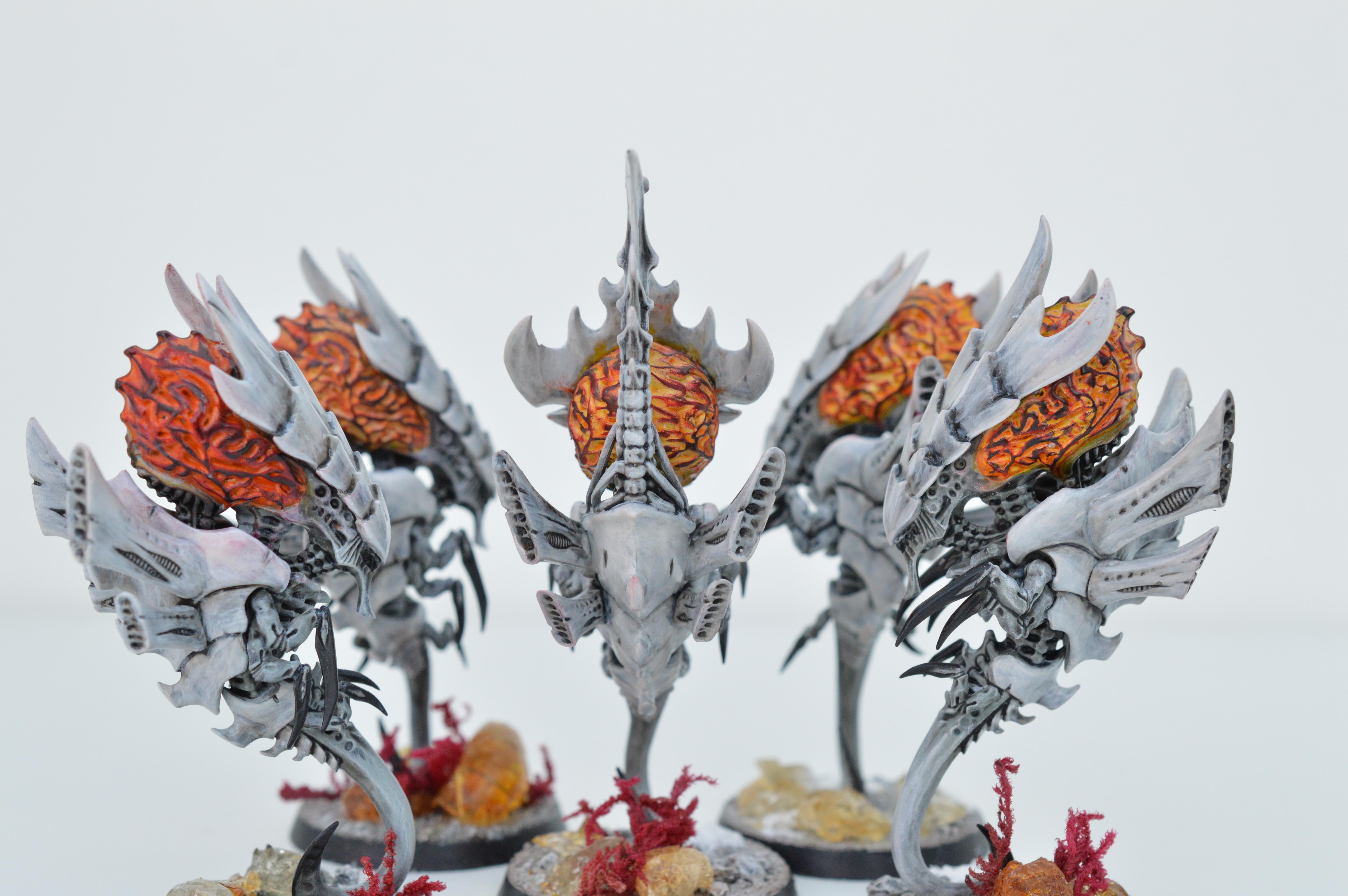 Black, Hive Fleet Typhon, Red, Tyranids, White