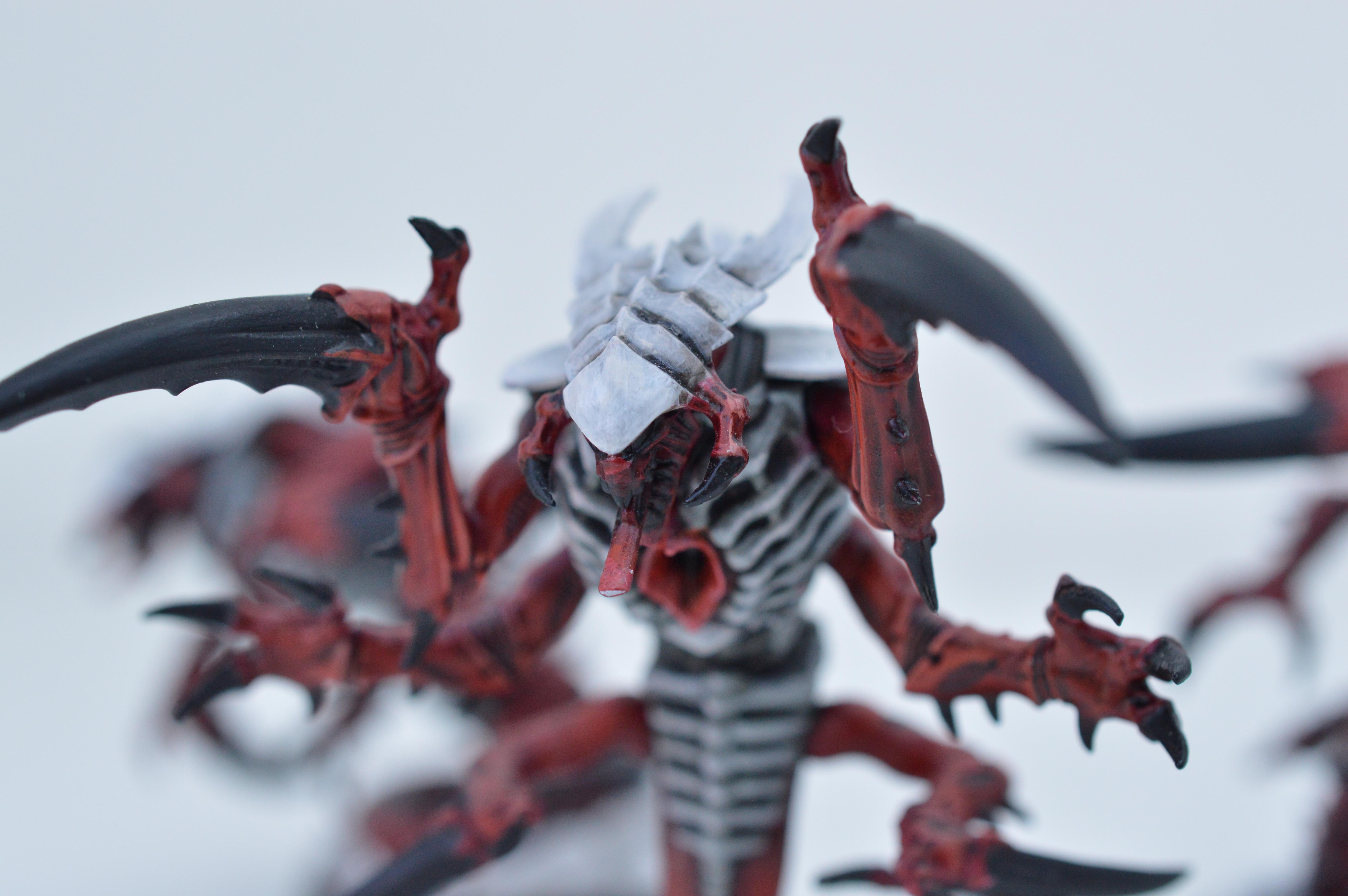 Black, Hive Fleet Typhon, Red, Tyranids, White