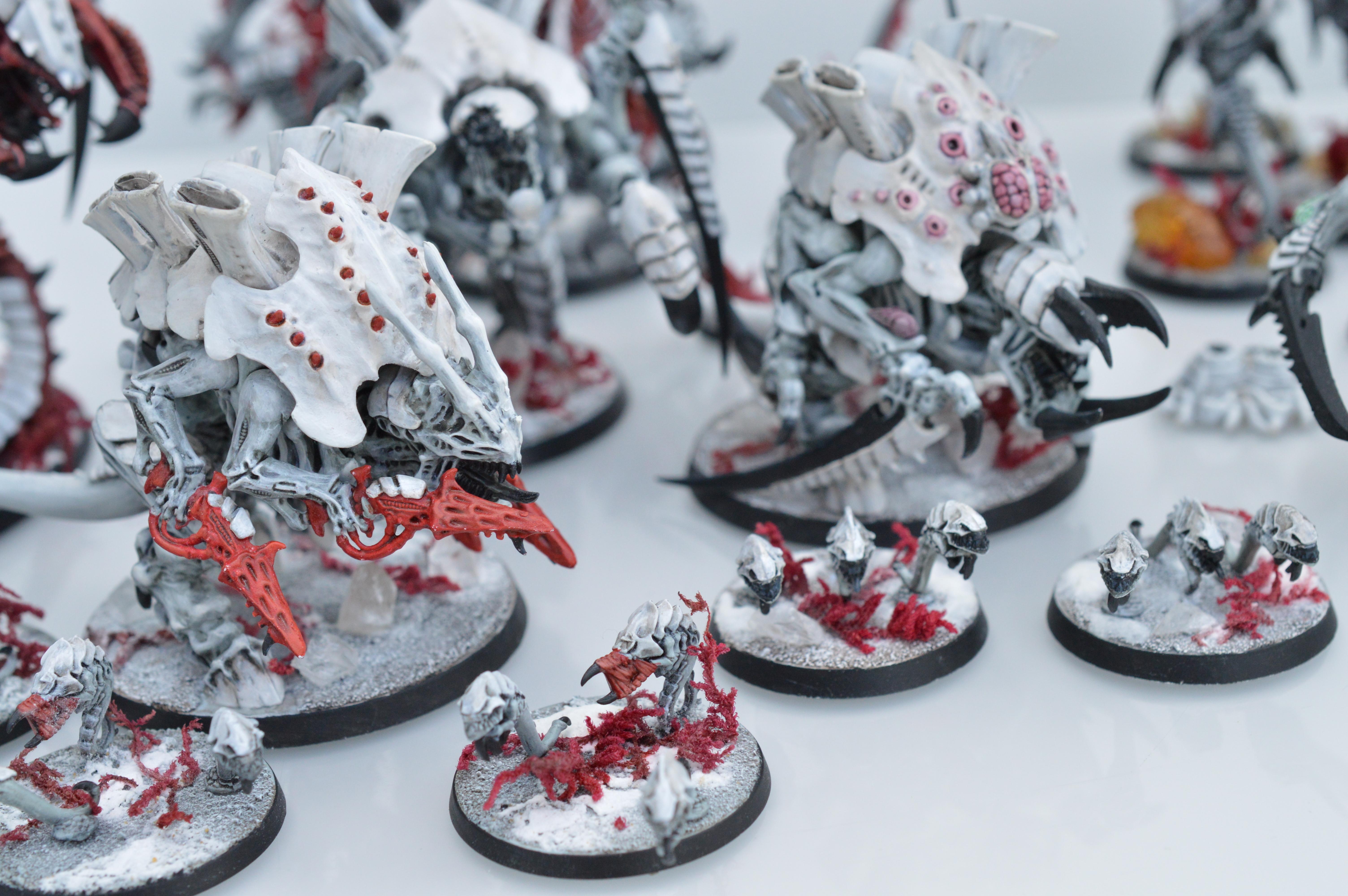 Black, Hive Fleet Typhon, Red, Tyranids, White
