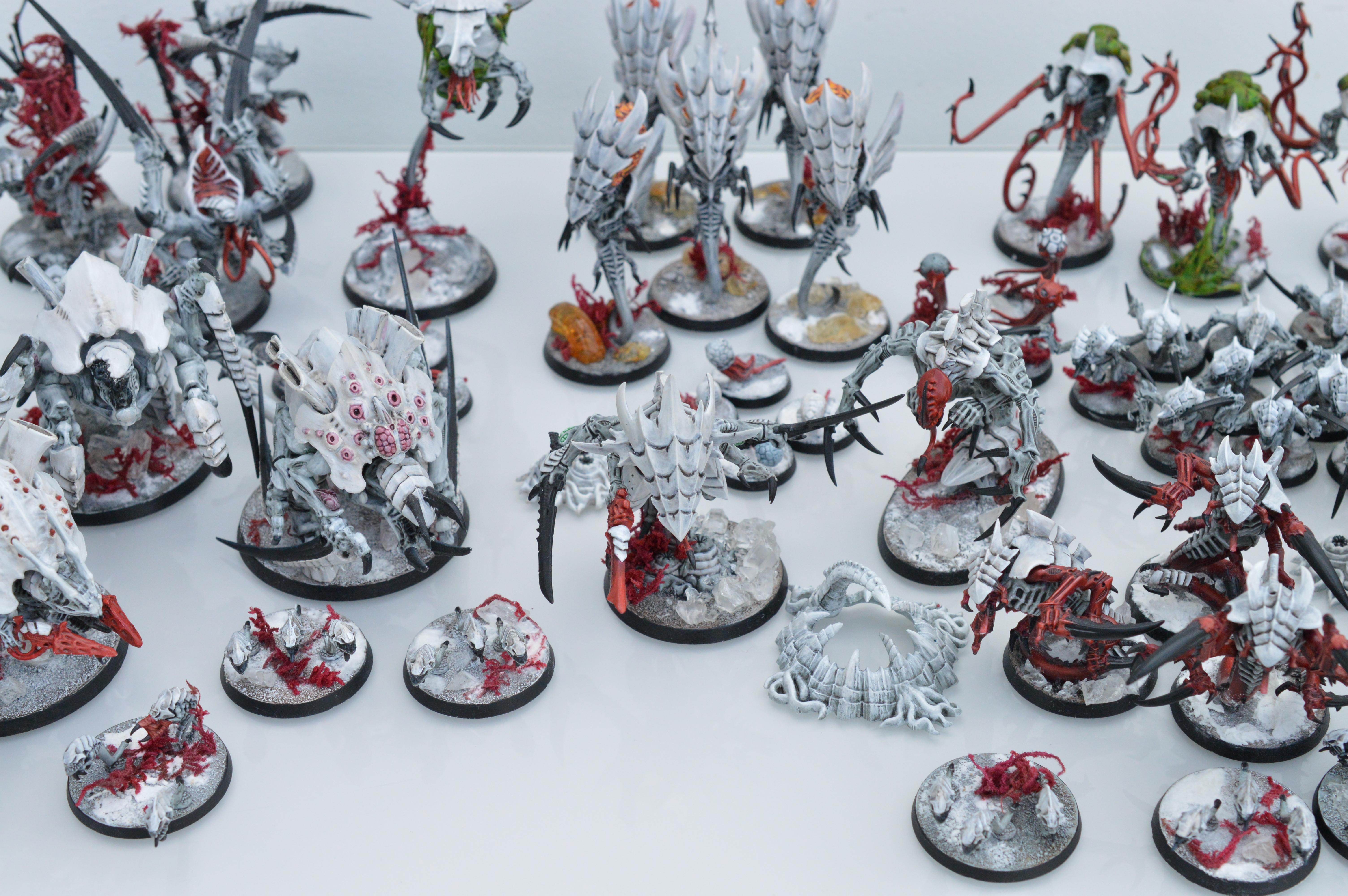 Black, Hive Fleet Typhon, Red, Tyranids, White