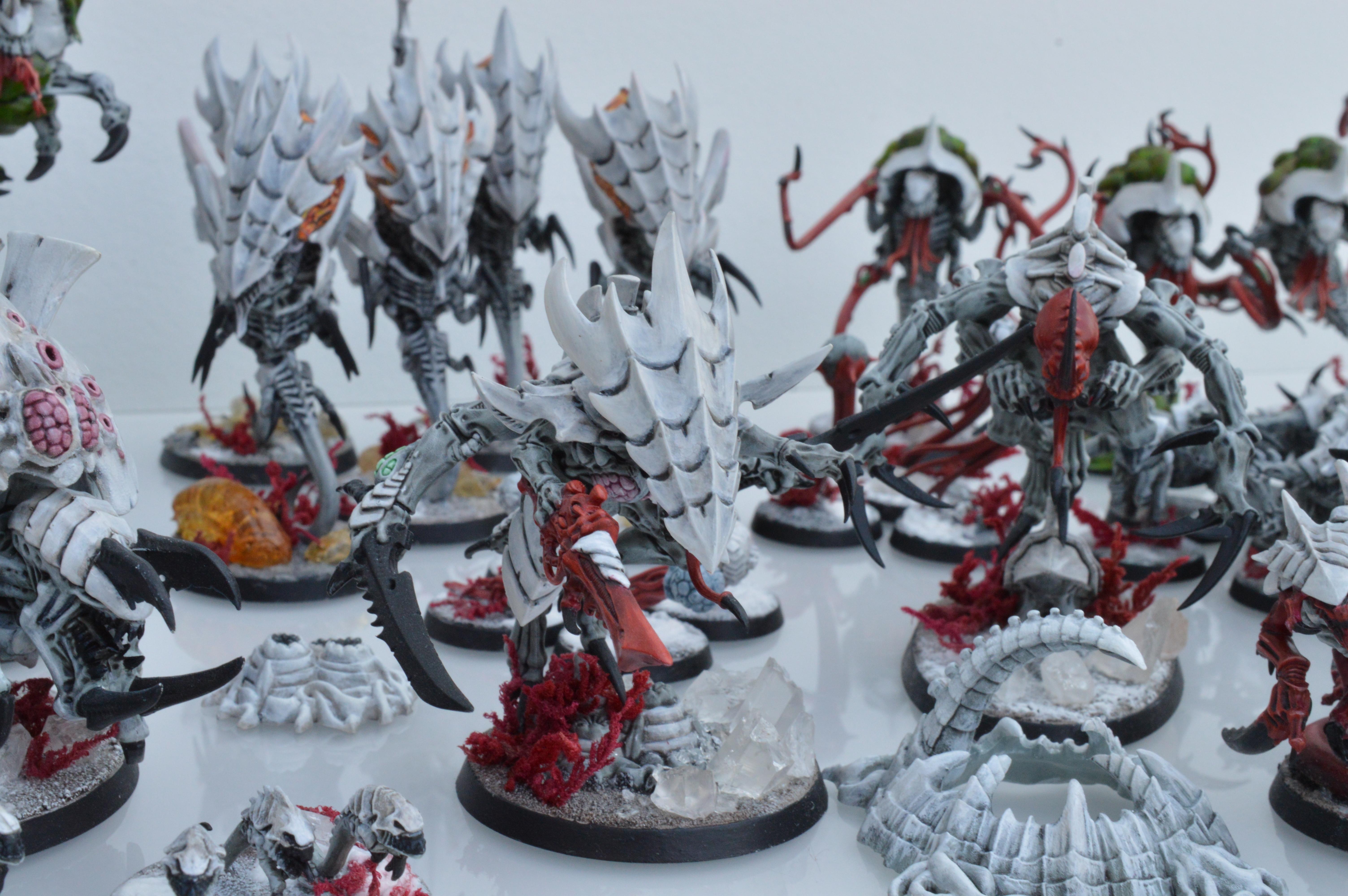 Black, Hive Fleet Typhon, Red, Tyranids, White