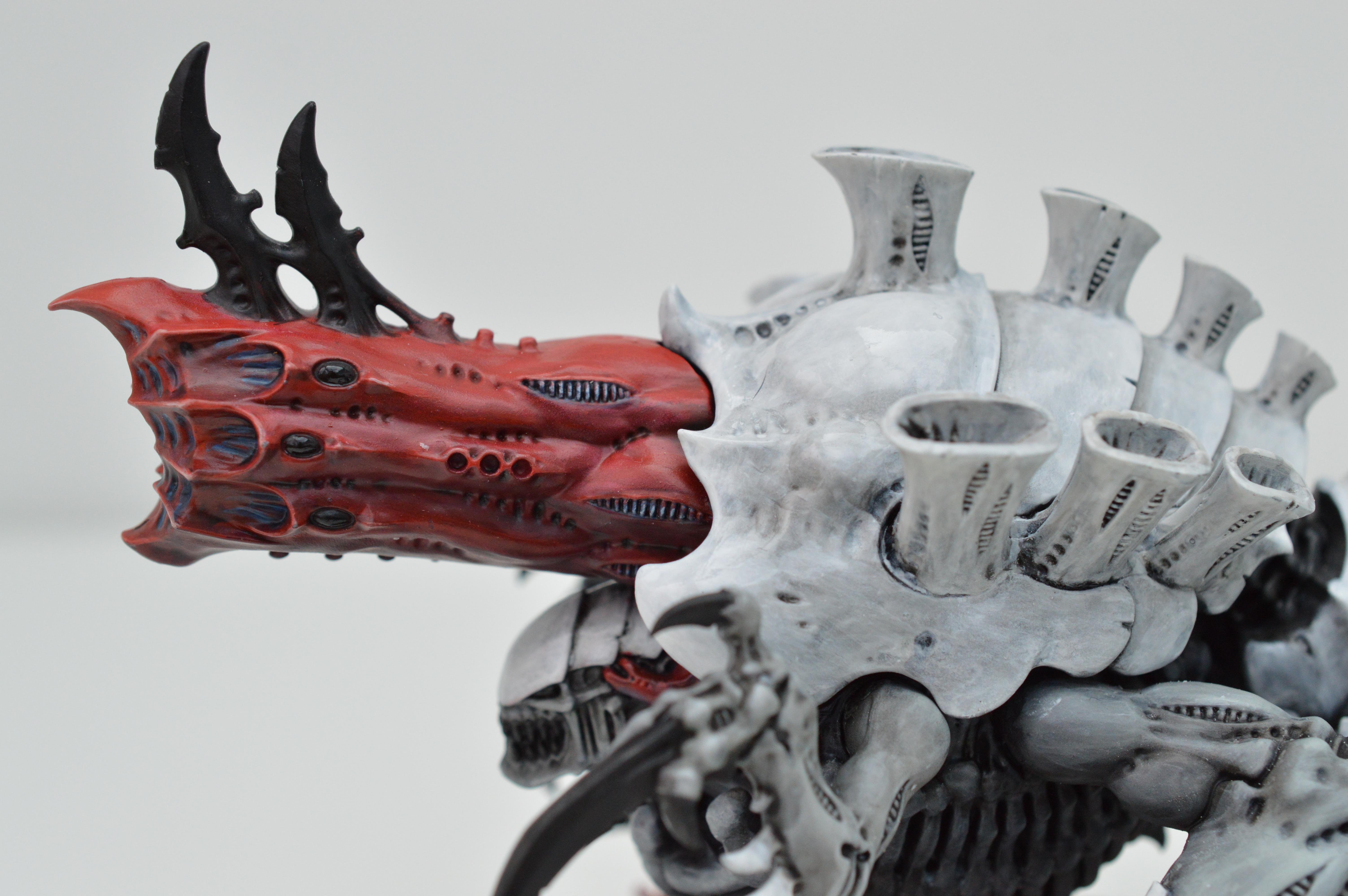 Black, Hive Fleet Typhon, Red, Tyranids, White