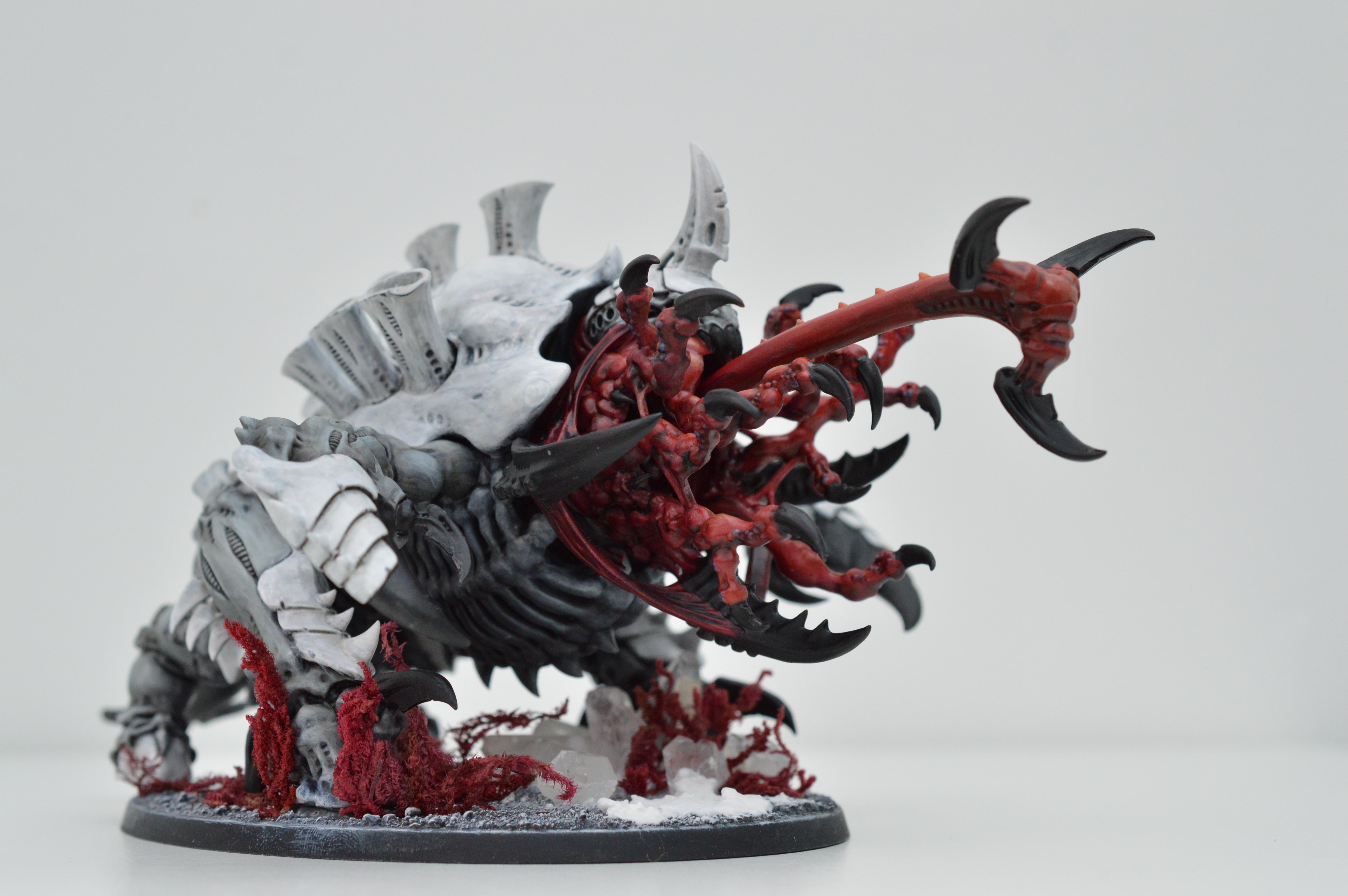 Black, Hive Fleet Typhon, Red, Tyranids, White