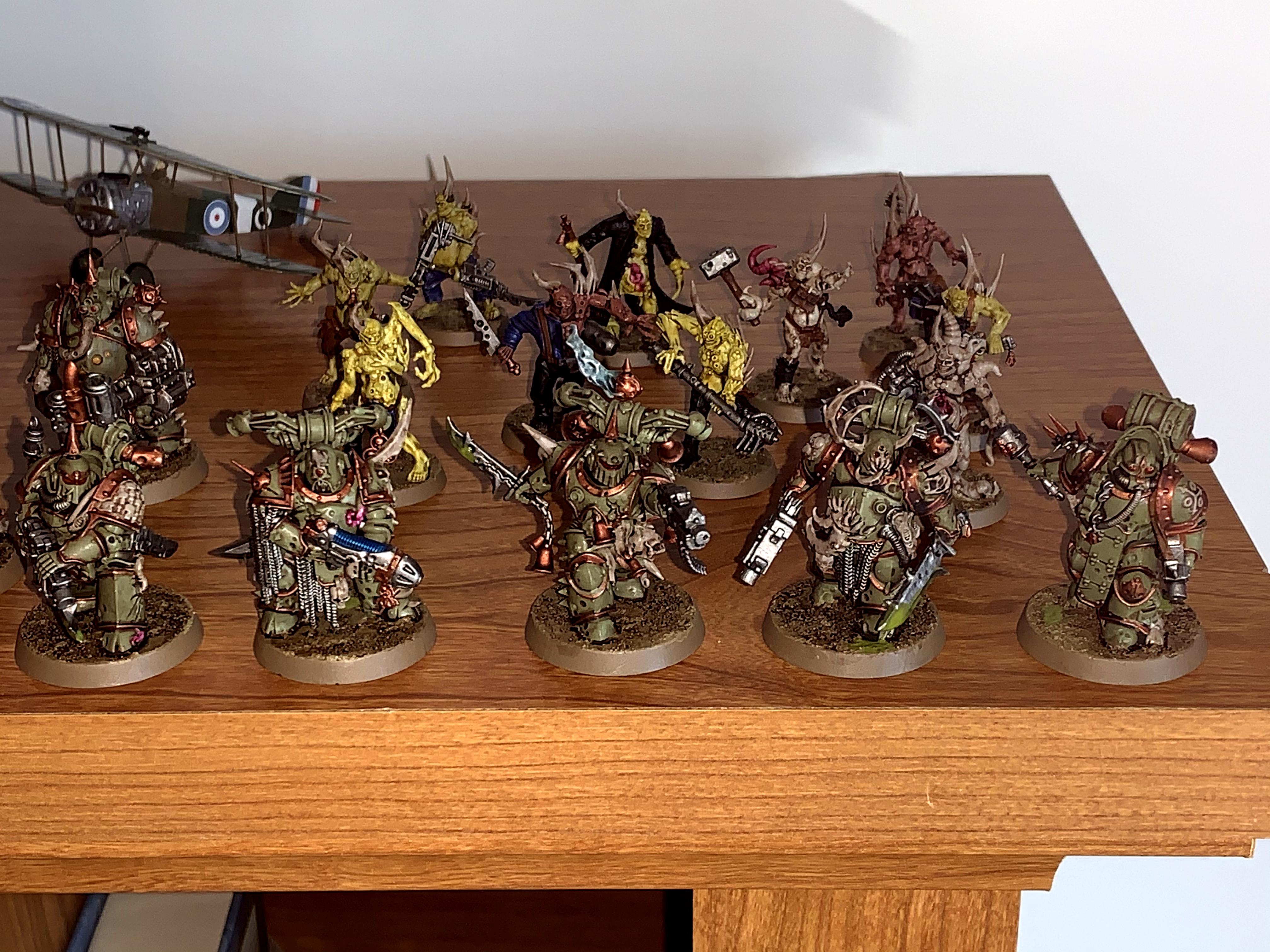 Chaos, Death Guard, Plague Marines, Poxwalker