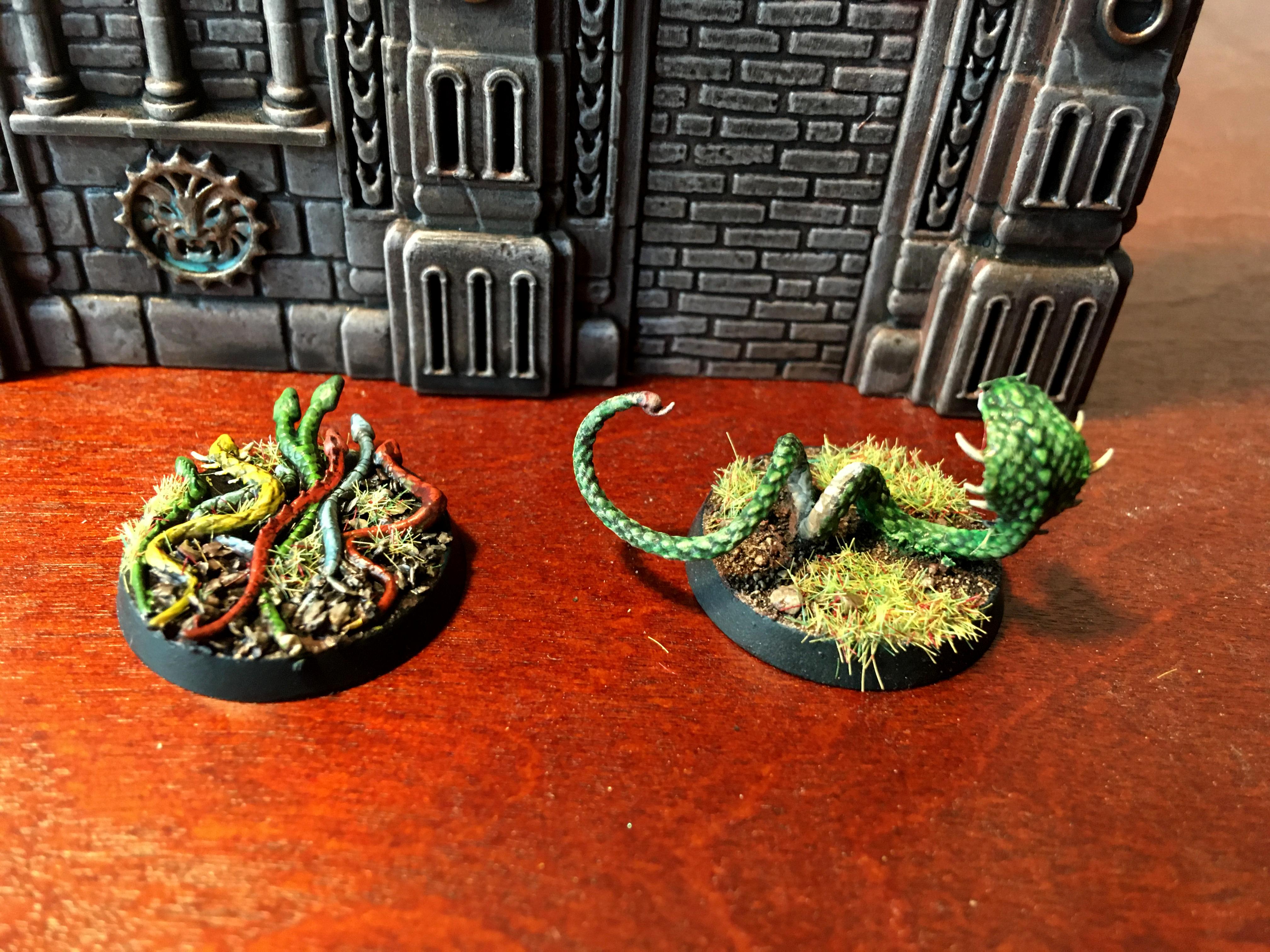 Age Of Sigmar, Bird, Chaos, Conversion, Corvus Cabal, Crow, Daemons, Furies, Fury, Raven, Serpent, Sigmar, Snake, Splintered Fang, Warcry