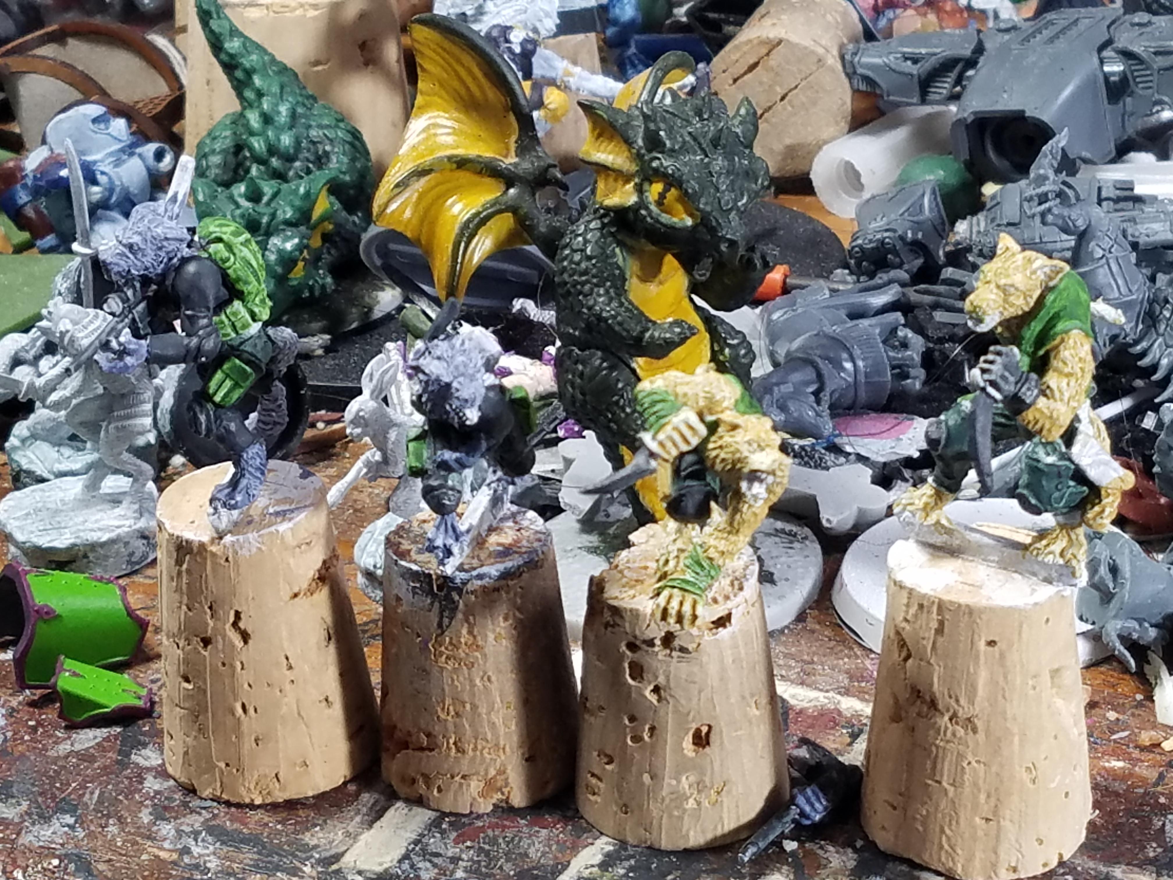 Bronze Age Miniatures, Sci Fi, Space Marines, Werewolf