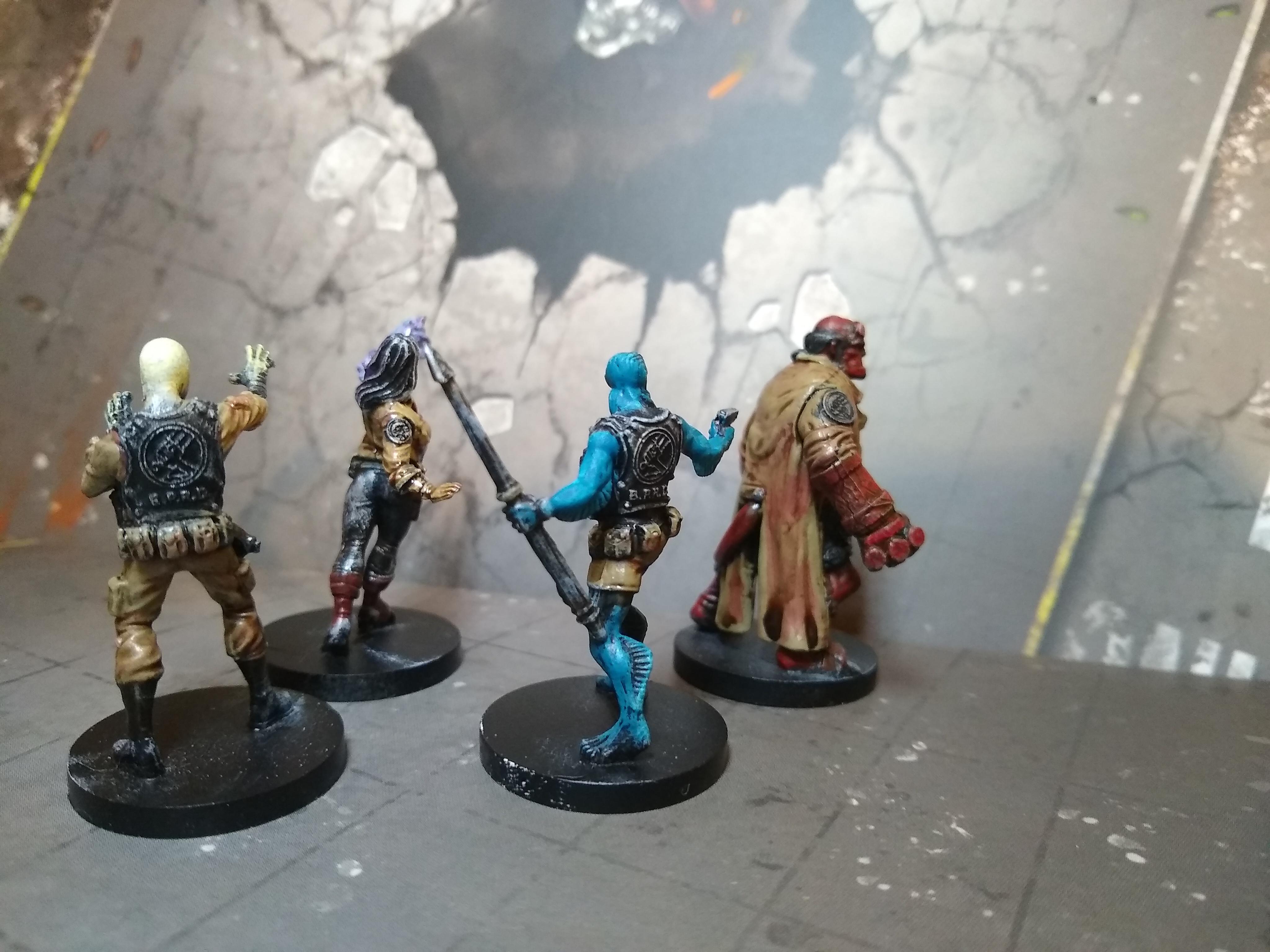 Hellboy starter heroes rear