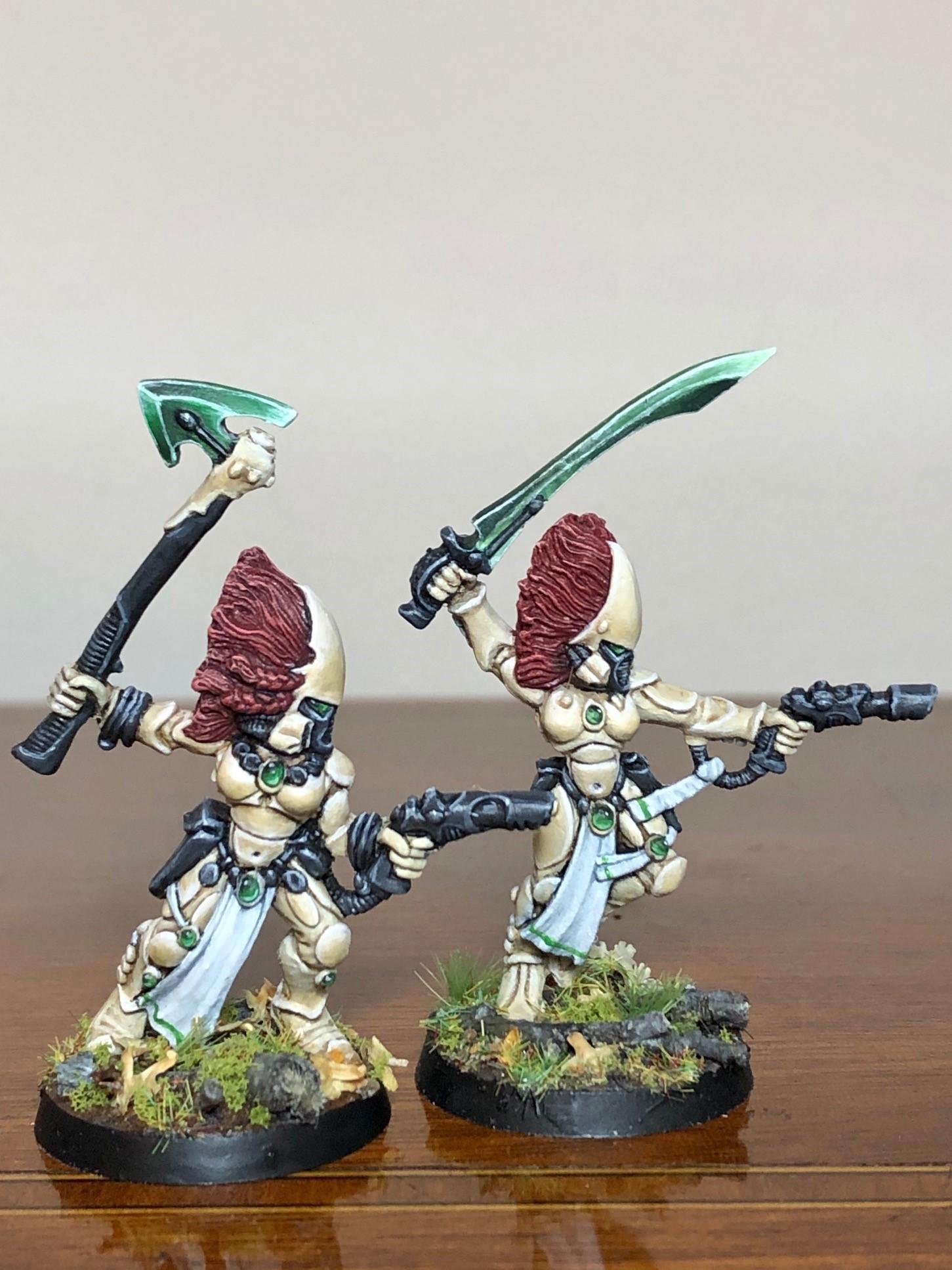 Aeldari, Asuryani, Biel Tan, Eldar, Exarch, Howling Banshees, Kill Team Jes Goodwin, Metal, Oldhammer, Warhammer 40,000
