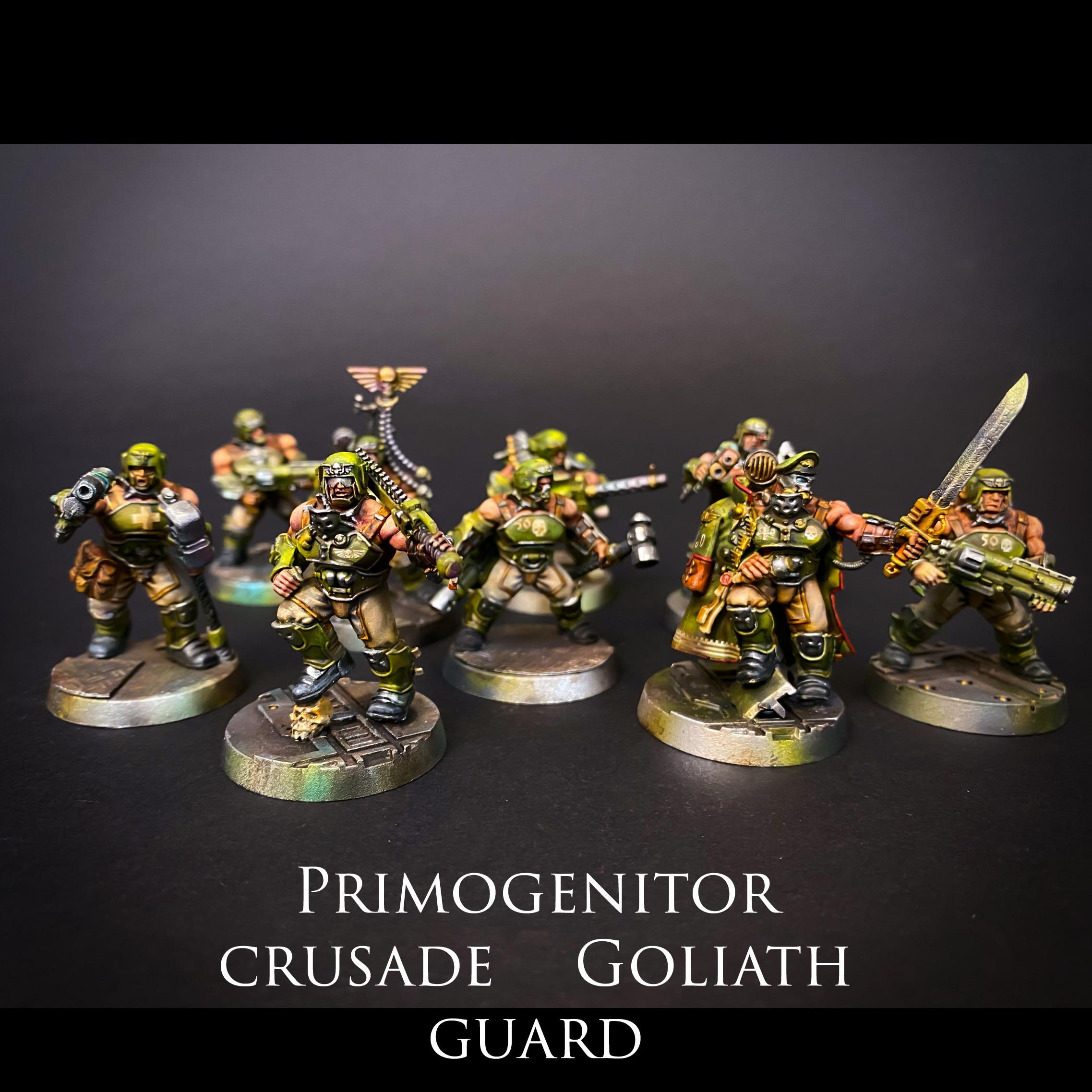 Airbrushed, Astra Militarum, Conversion, Goliath, Goliathguard, Imperial Guard, Kitbash, Necromunda, Primogenitor, Warhammer 40,000