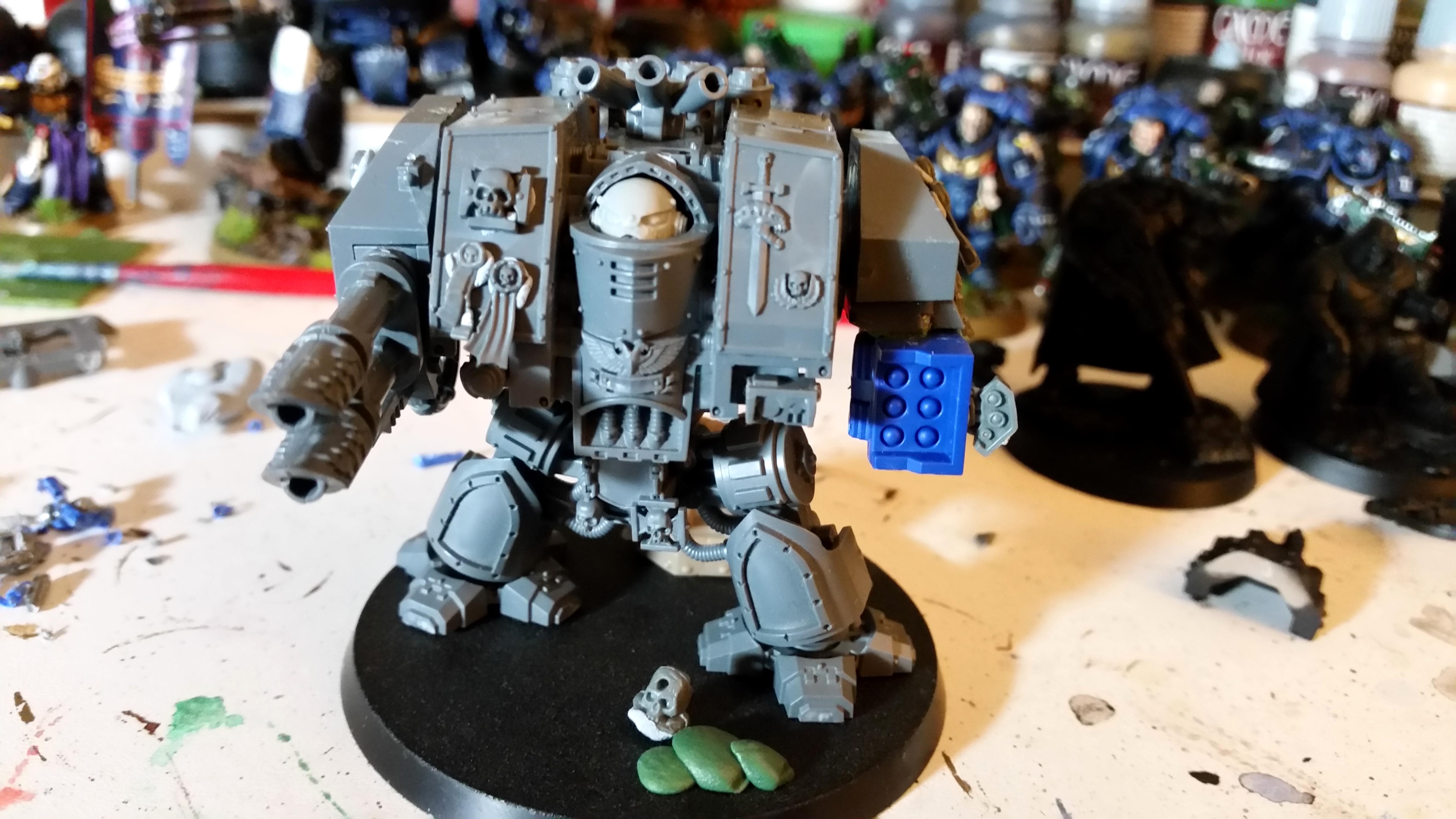 Conversion, Space Marines, Ultramarines, Venerable Dreadnought