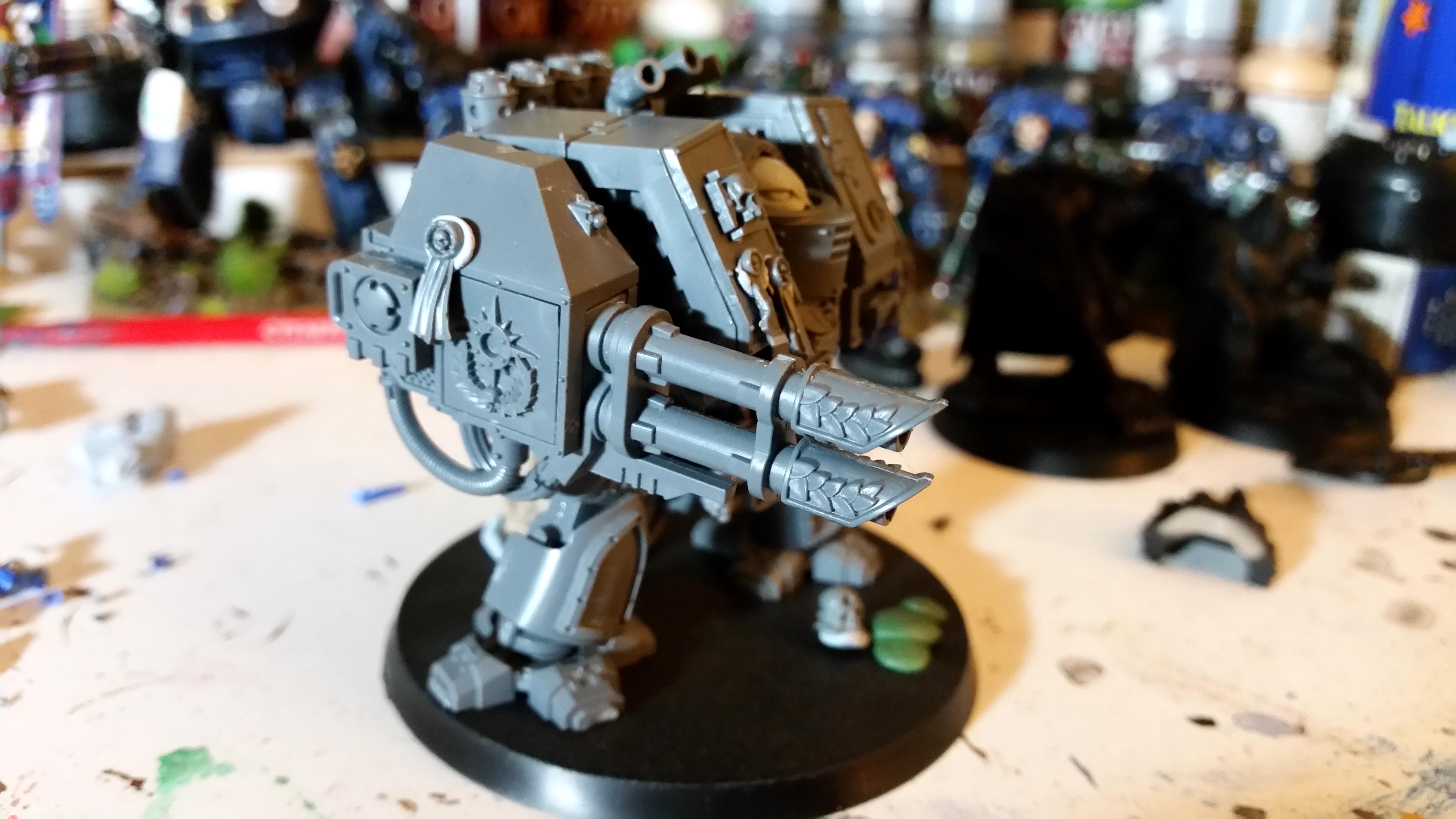 Conversion, Space Marines, Ultramarines, Venerable Dreadnought