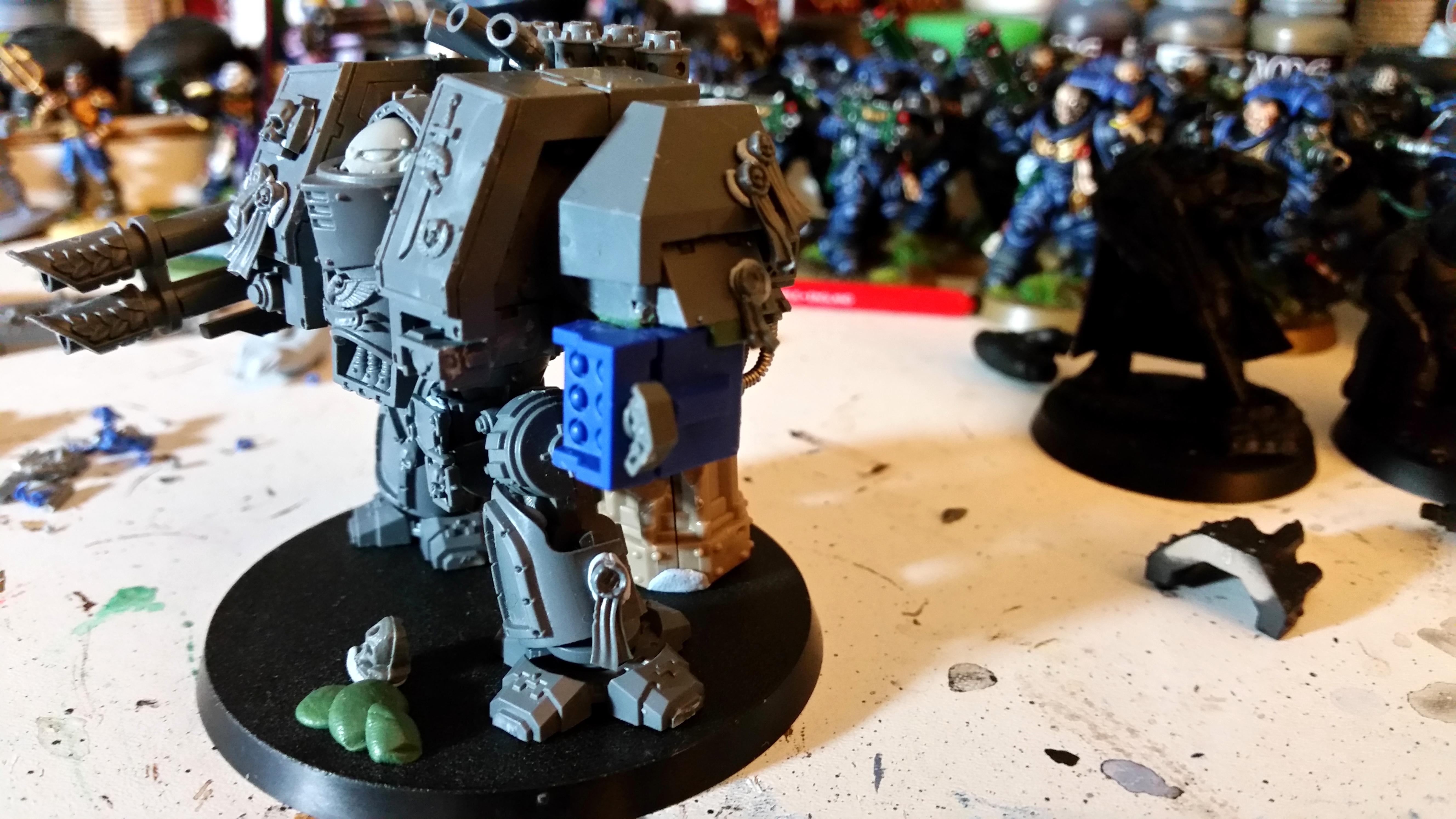 Conversion, Space Marines, Ultramarines, Venerable Dreadnought