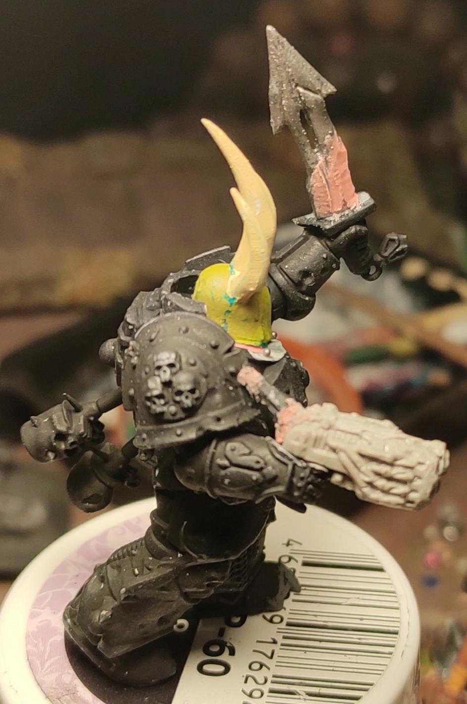 Blight, Chaos, Chaos Space Marines, Conversion, Dark Imperium, Death Guard, Decay, Disease, Grenade, Heresy, Heretic Astartes, Infantry, Knife, Milliput, Nurgle, Pestilence, Plague, Plague Marines, Plasma Pistol, Rot, Traitor Legions, Warhammer 40,000, Work In Progress