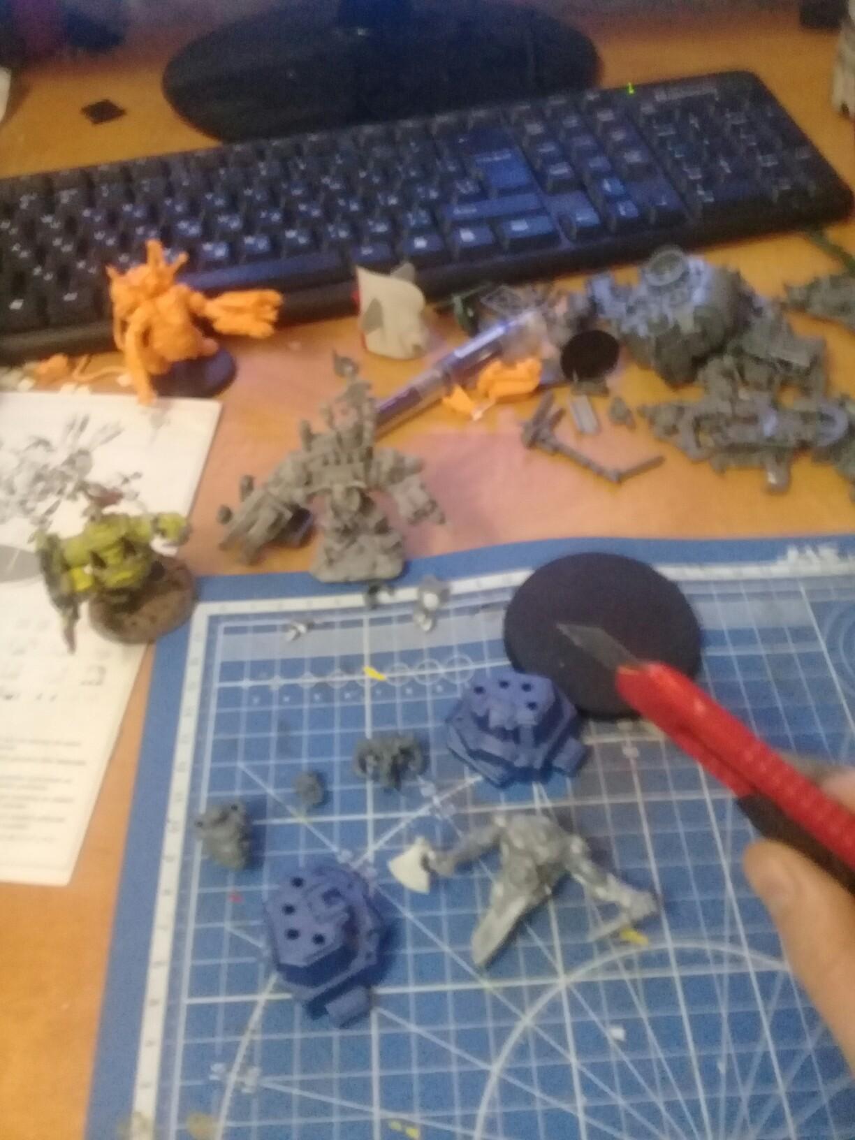 Ghazghkull Mag Uruk Thraka, WiP from Villoy