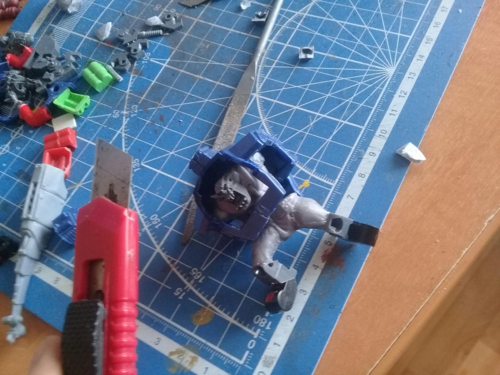 Ghazghkull Mag Uruk Thraka, WiP from Villoy 3