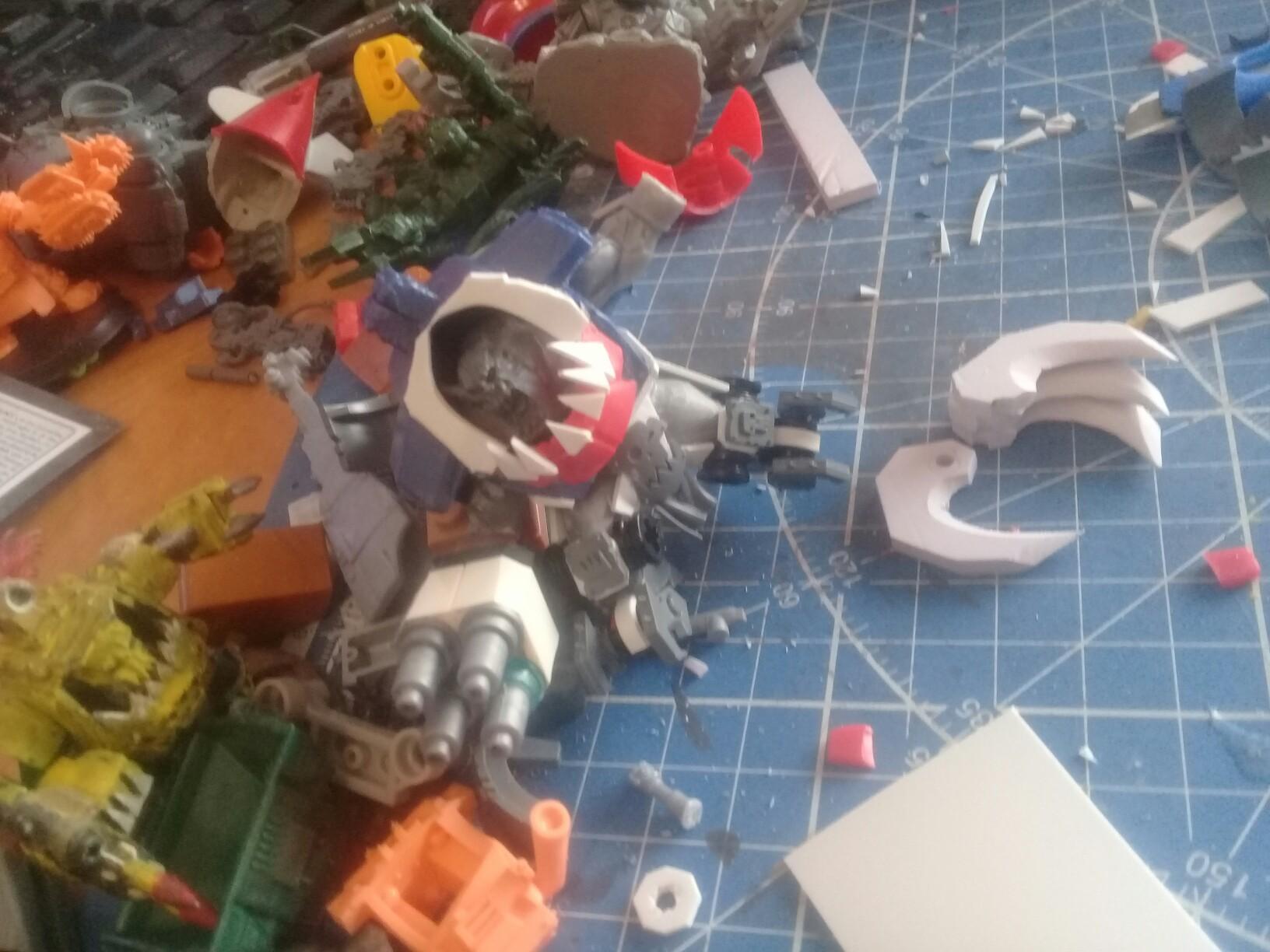 Ghazghkull Mag Uruk Thraka, WiP from Villoy 4