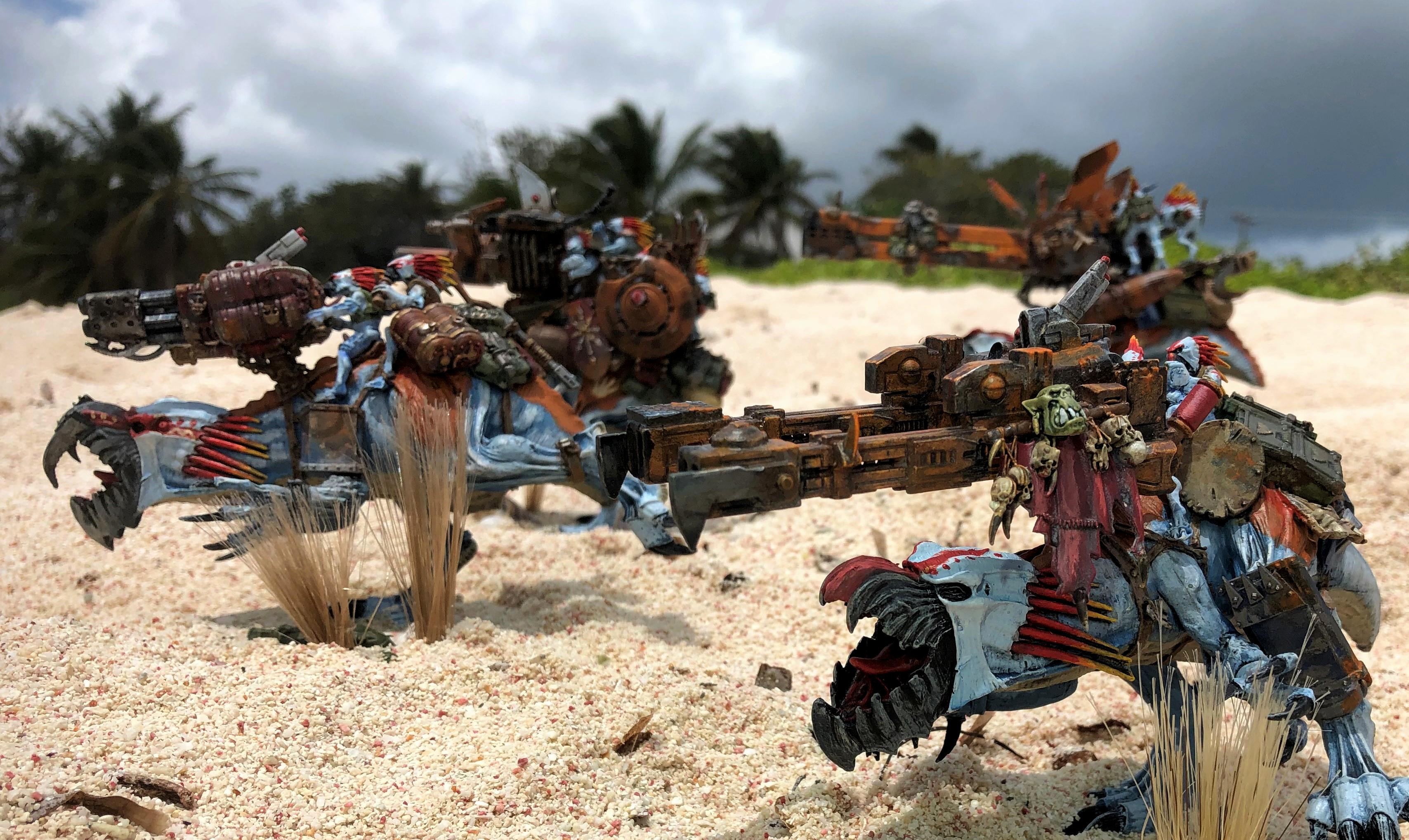 Battlefleet Gothic, Cavalry, Greater Knarloc, Knarloc, Kroot, Mercenary, Xenos