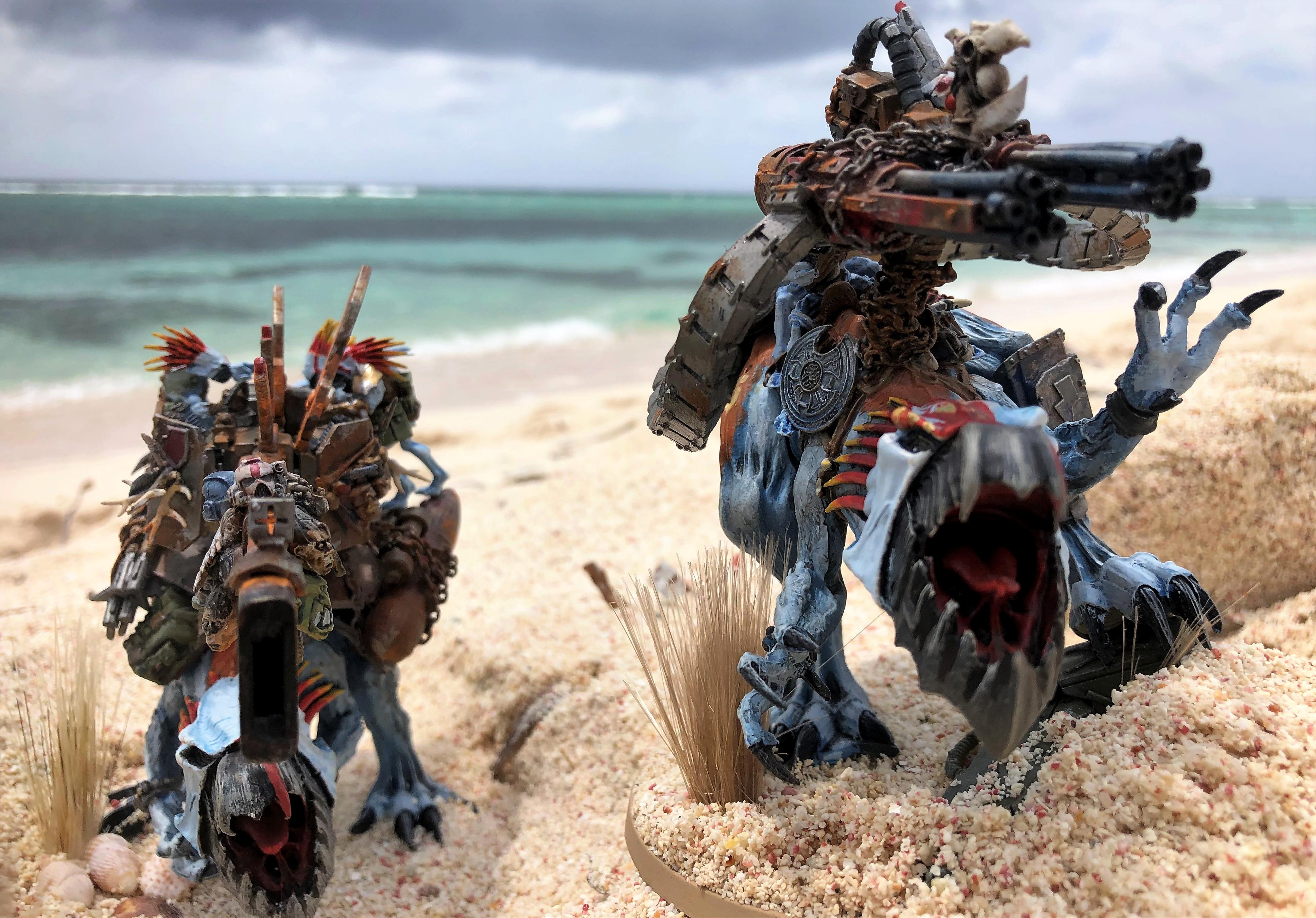 Battlefleet Gothic, Cavalry, Greater Knarloc, Knarloc, Kroot, Mercenary, Xenos