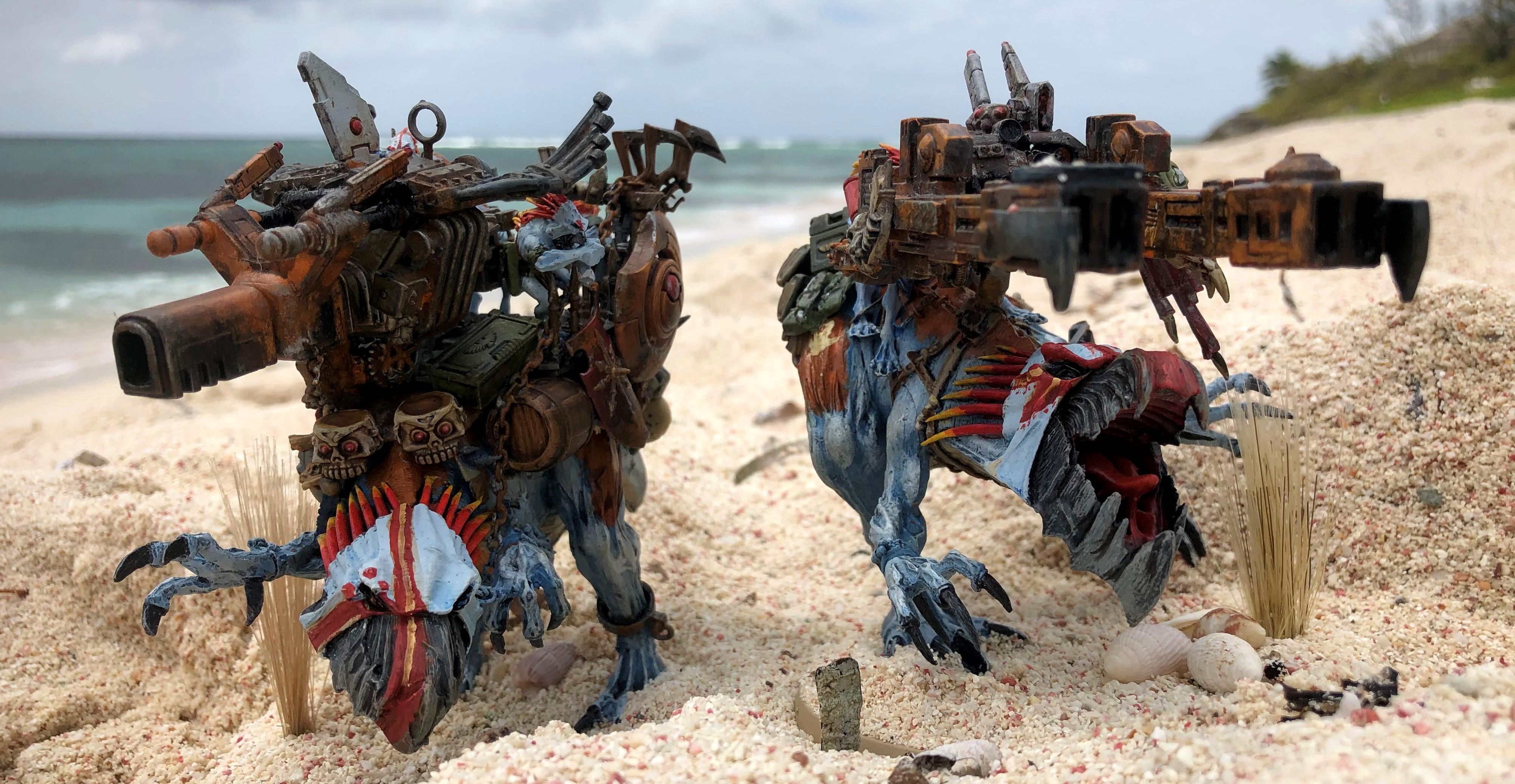 Battlefleet Gothic, Cavalry, Greater Knarloc, Knarloc, Kroot, Mercenary, Xenos