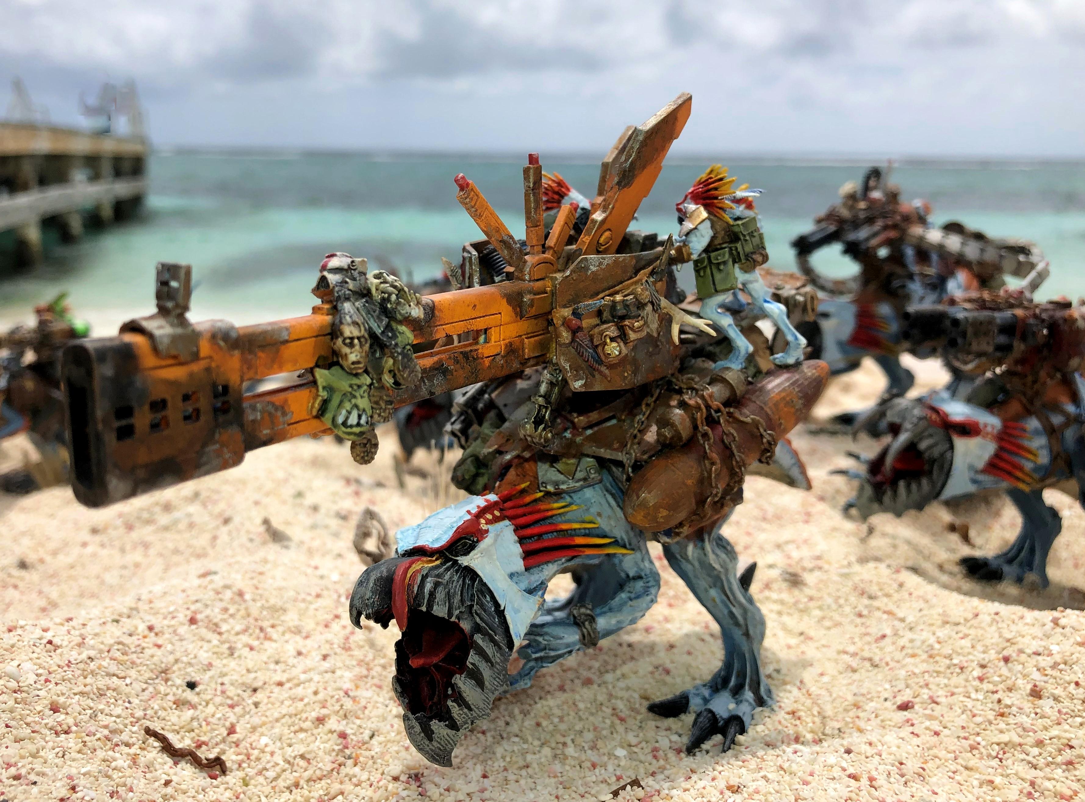 Battlefleet Gothic, Cavalry, Greater Knarloc, Knarloc, Kroot, Mercenary, Xenos