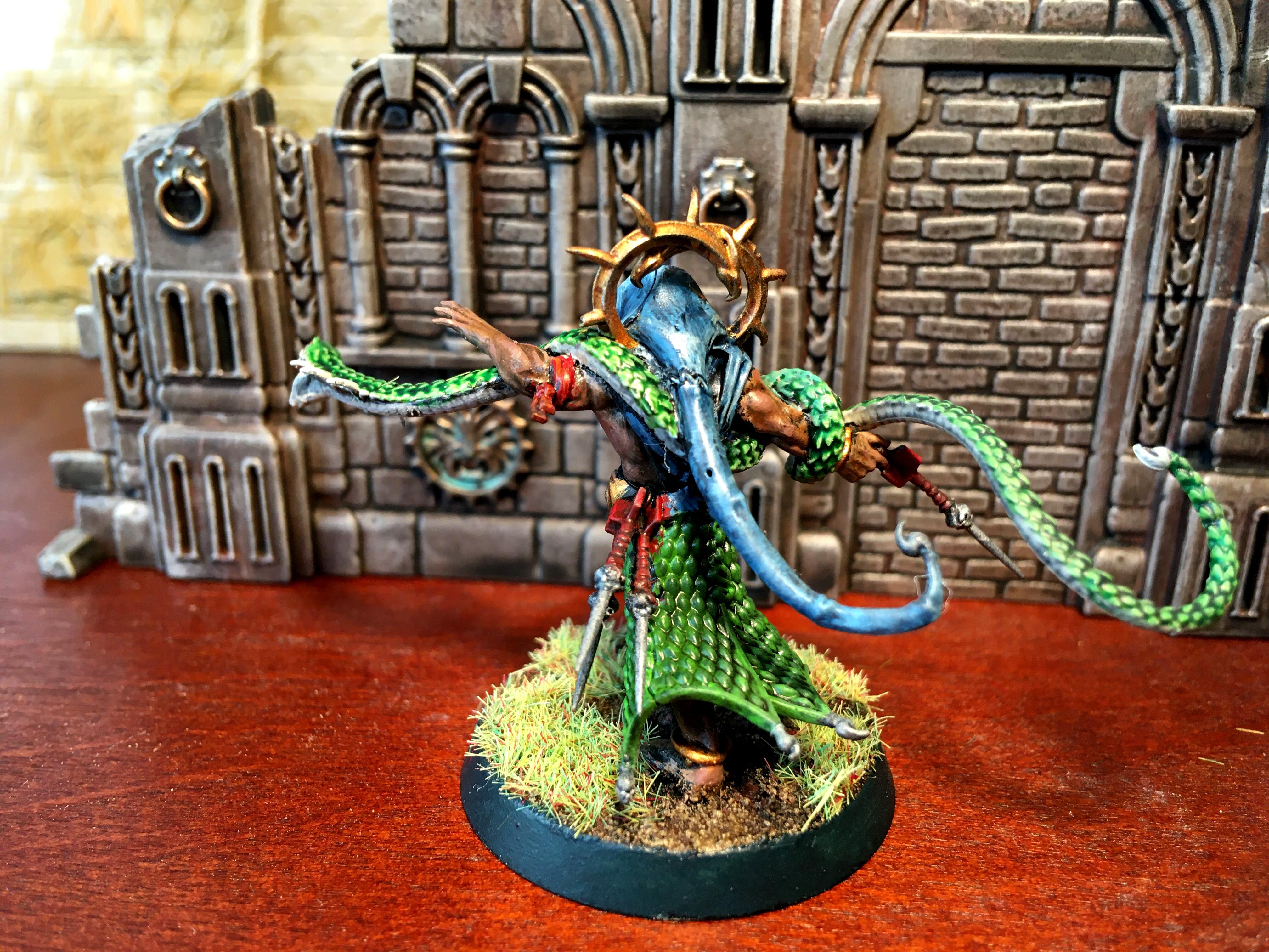 Age Of Sigmar, Bird, Chaos, Conversion, Corvus Cabal, Crow, Daemons, Furies, Fury, Raven, Serpent, Serpent Caller, Sigmar, Snake, Splintered Fang, Warcry