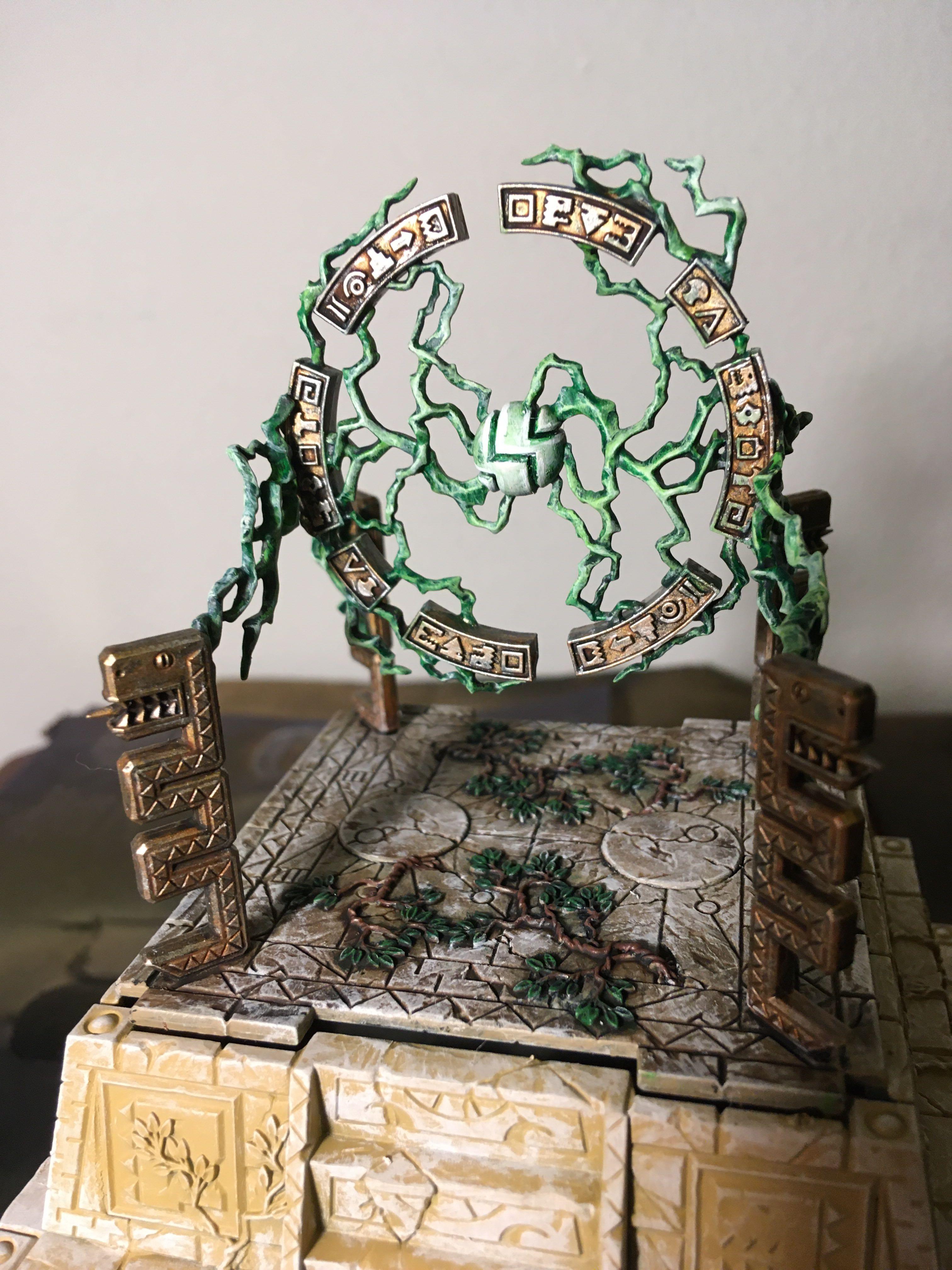 Age Of Sigmar, Ancient, Engine Of The Gods, Lightning, Lizardmen, Pyramid, Realmshaper, Realmshaper Engine, Saurus, Seraphon, Skinks, Slann, Temple