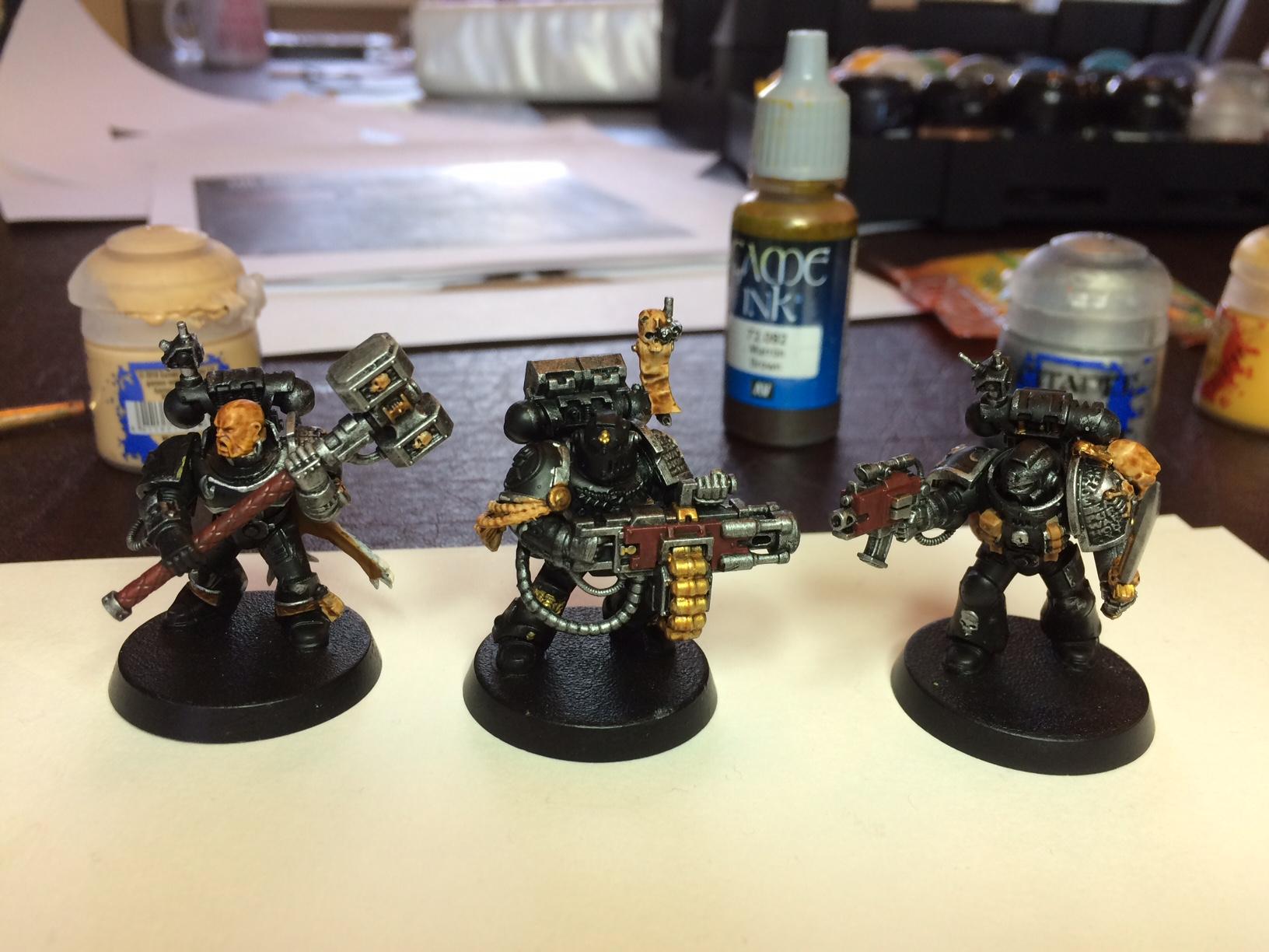 Deathwatch marines, WIP 2