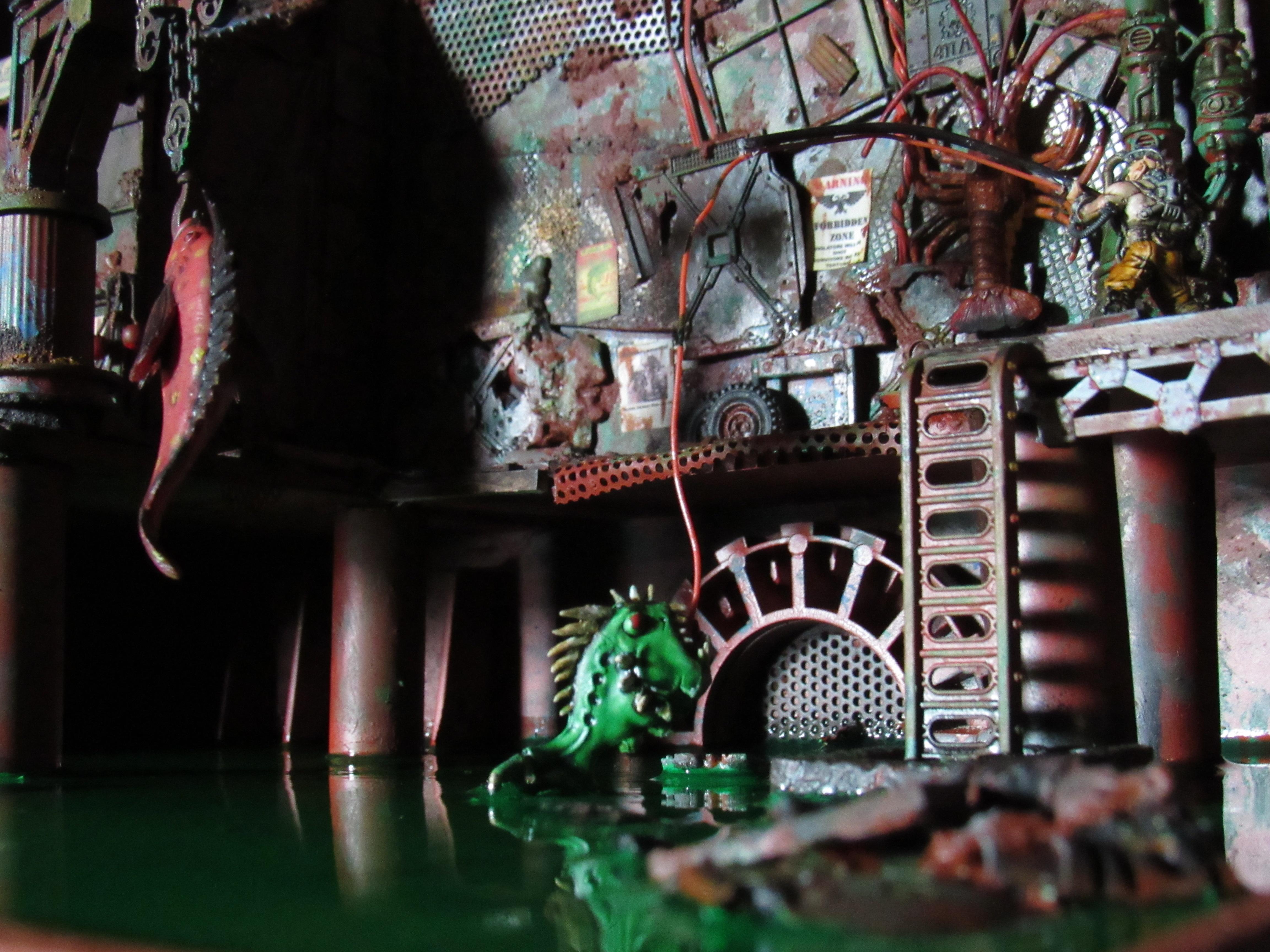 Diorama, Necromunda, Fishing