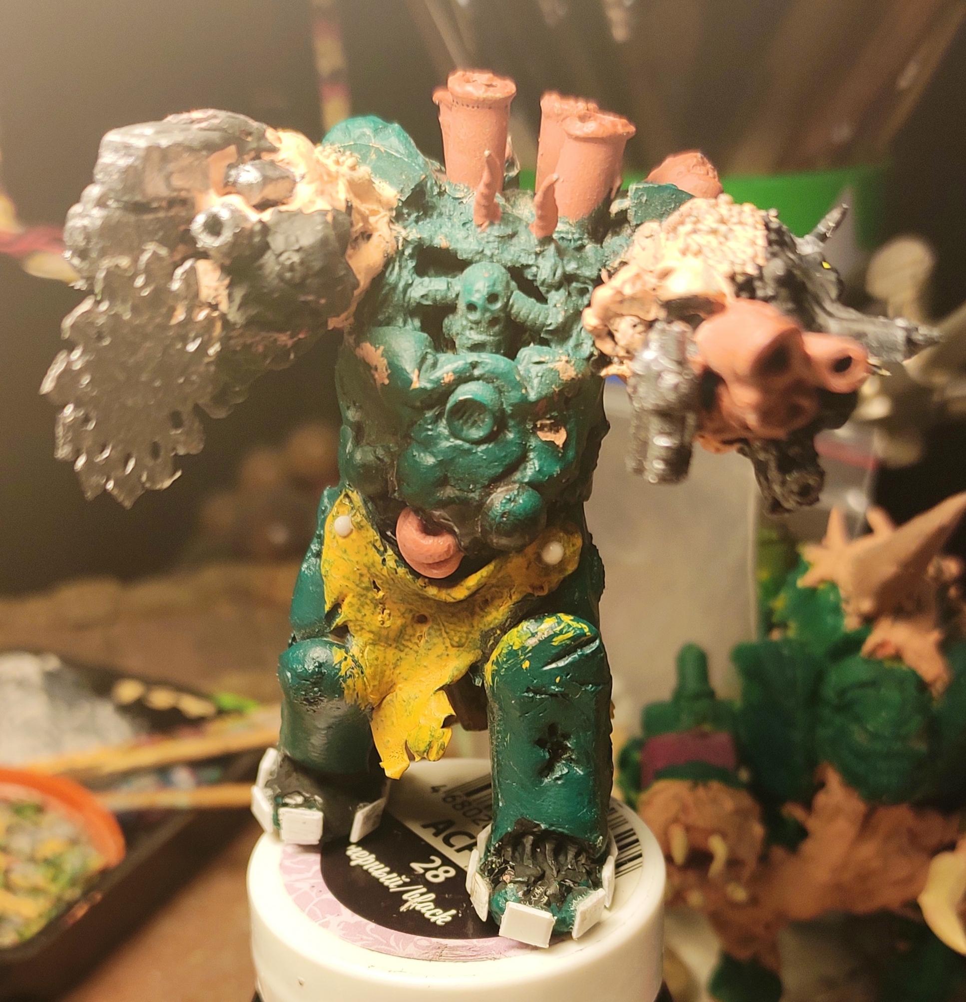 Blight, Chaos, Chaos Space Marines, Conversion, Death Guard, Decay, Destroyer Hive, Disease, Heavy Support, Heresy, Heretic Astartes, Infantry, Nurgle, Obliterators, Pestilence, Plague, Plague Marines, Rot, Saw, Scratch Build, Sculpting, Special Weapon, Traitor Legions, Warhammer 40,000, Work In Progress