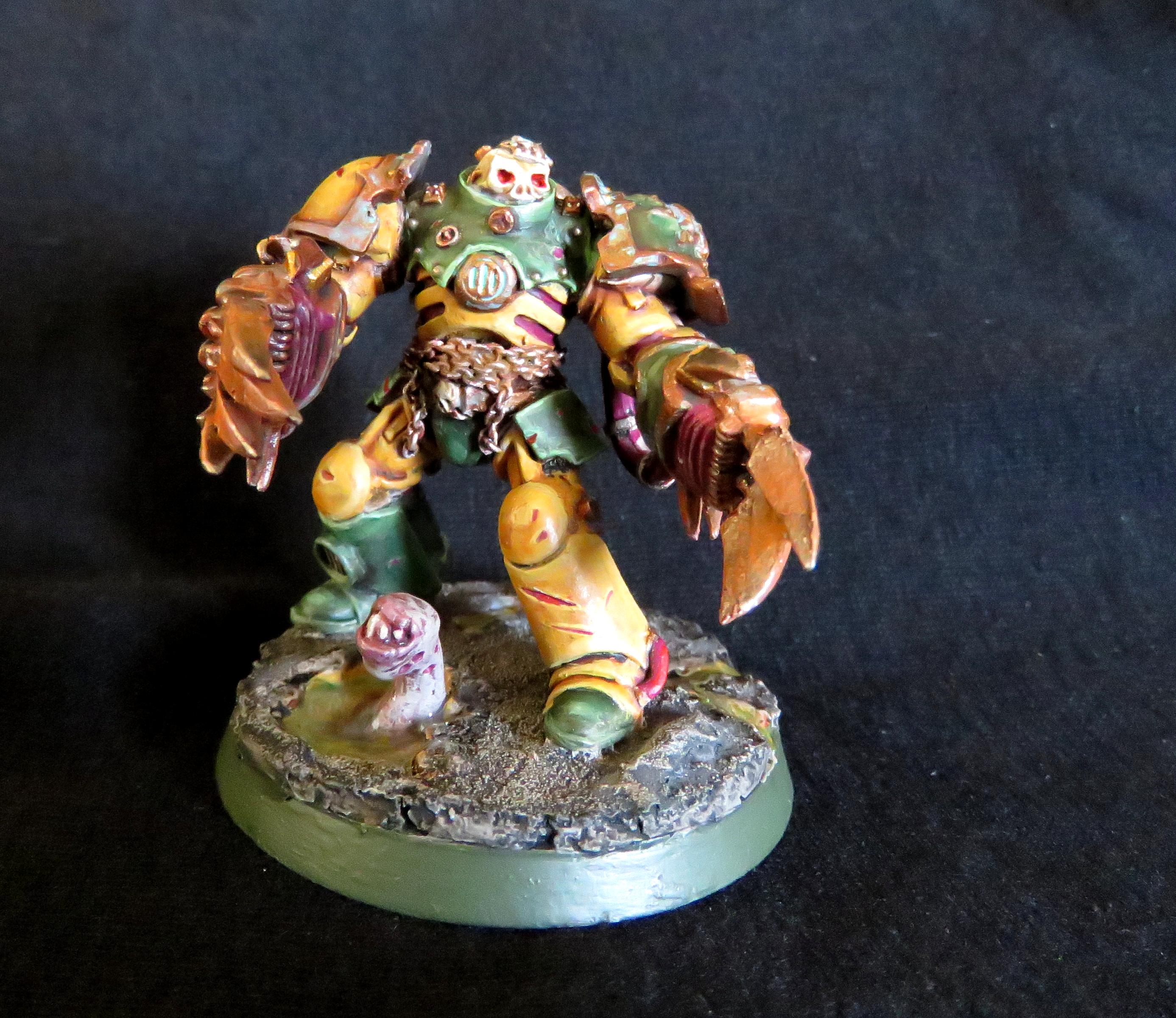Chaos, Chaos Space Marines, Conversion, Nurgle, Terminator Armor