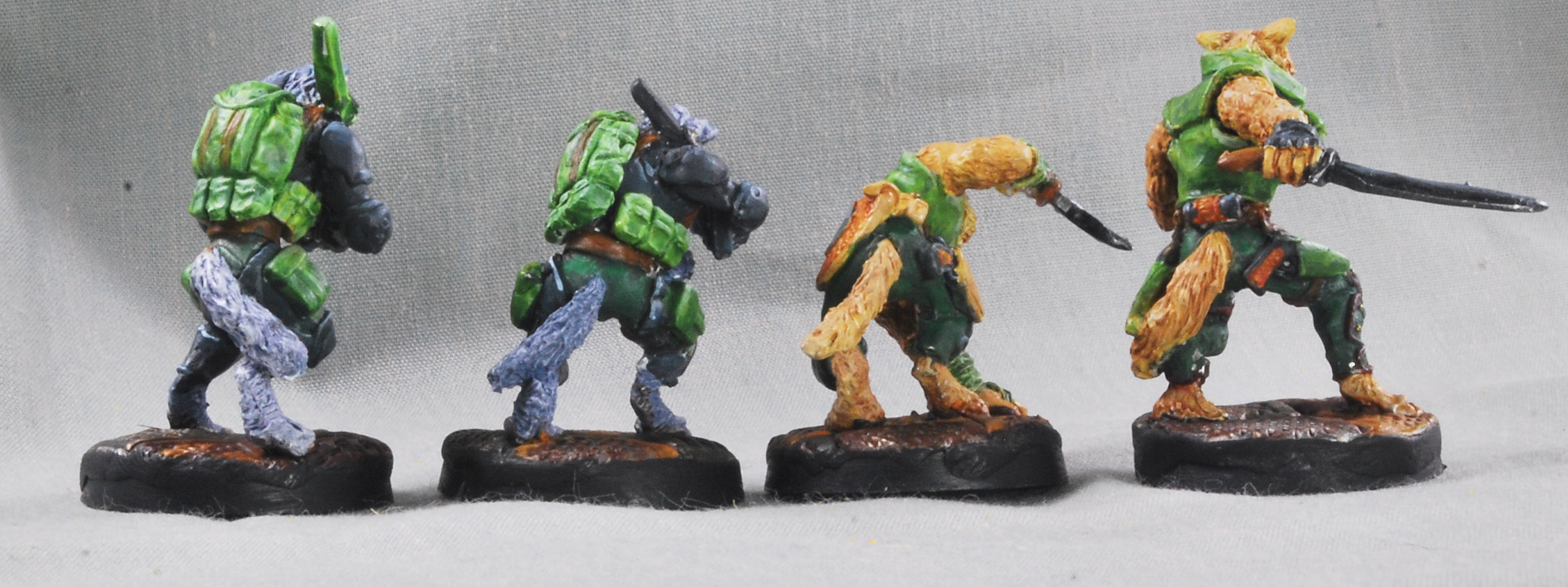 Bronze Age Miniatures, Dakka Painting Challenge 2020, Space Marines, Werewolf, Wolf