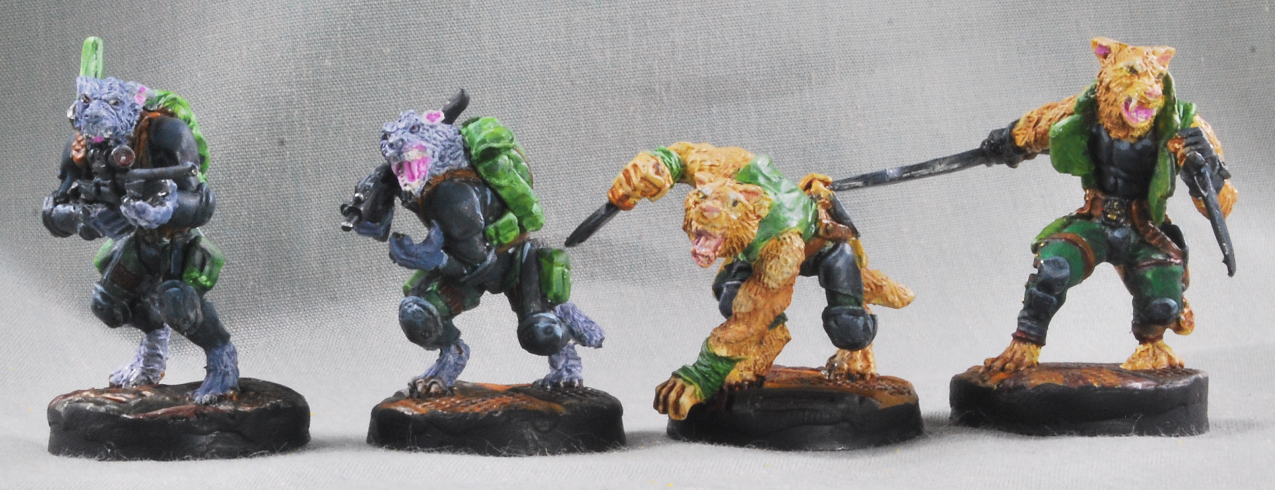 Bronze Age Miniatures, Dakka Painting Challenge 2020, Space Marines, Werewolf, Wolf