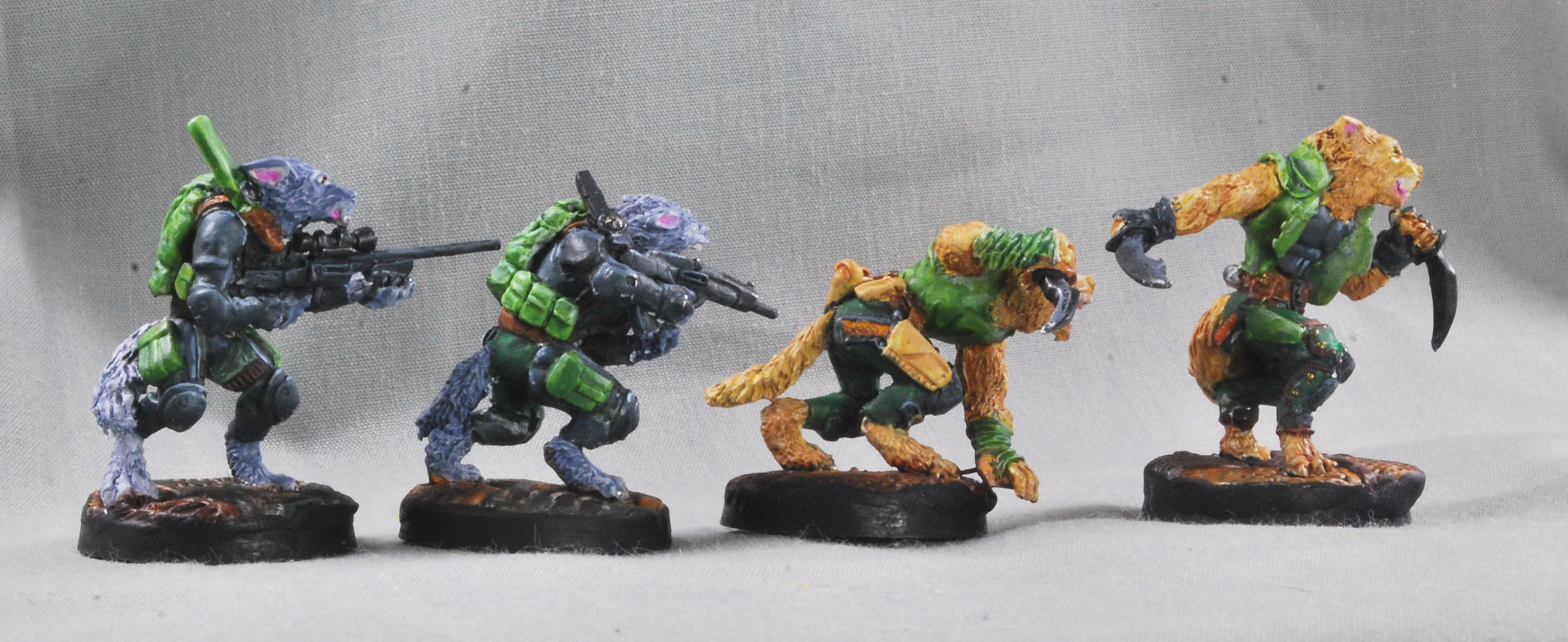 Bronze Age Miniatures, Dakka Painting Challenge 2020, Space Marines, Werewolf, Wolf