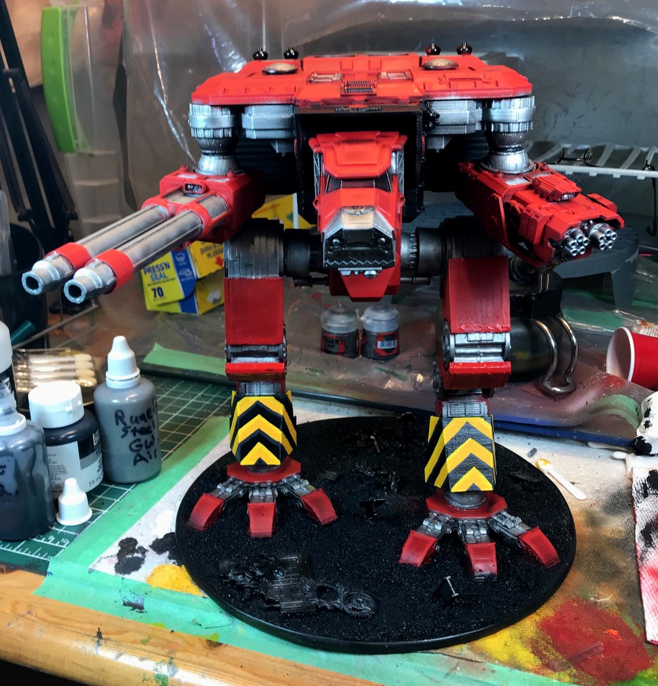 3d, Proxy, Titan, Wardog, Warhammer 40,000, Warhound
