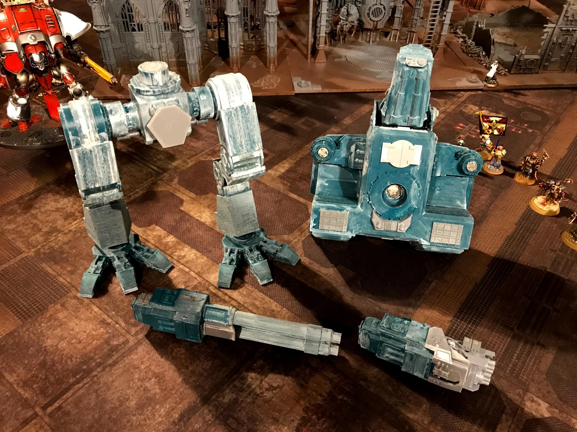 3d, Proxy, Titan, Wardog, Warhammer 40,000, Warhound