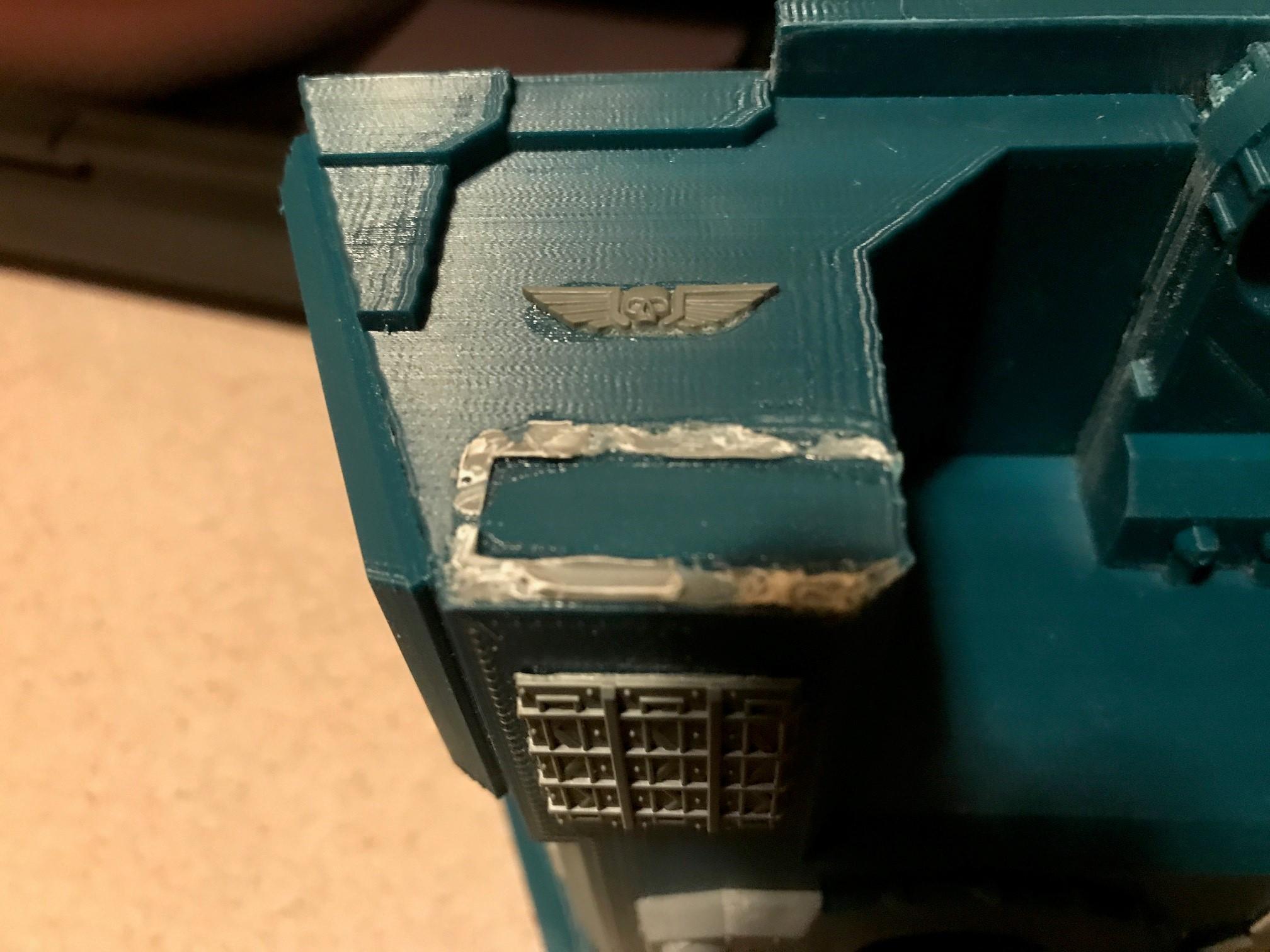 3d, Adhesion, Glue, Gorilla, Proxy, Test, Titan, Wardog, Warhammer 40,000, Warhound