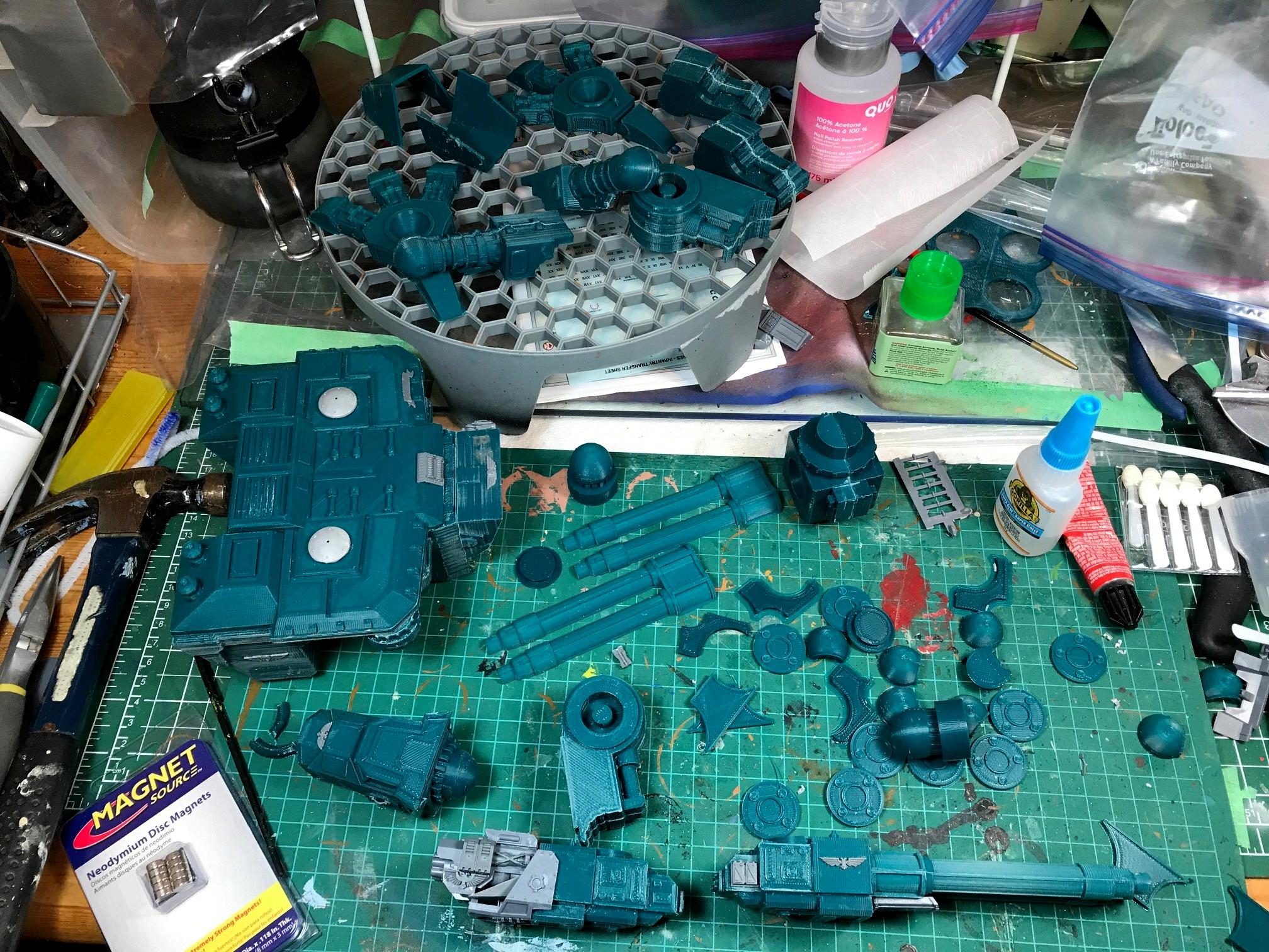 3d, Proxy, Titan, Wardog, Warhammer 40,000, Warhound