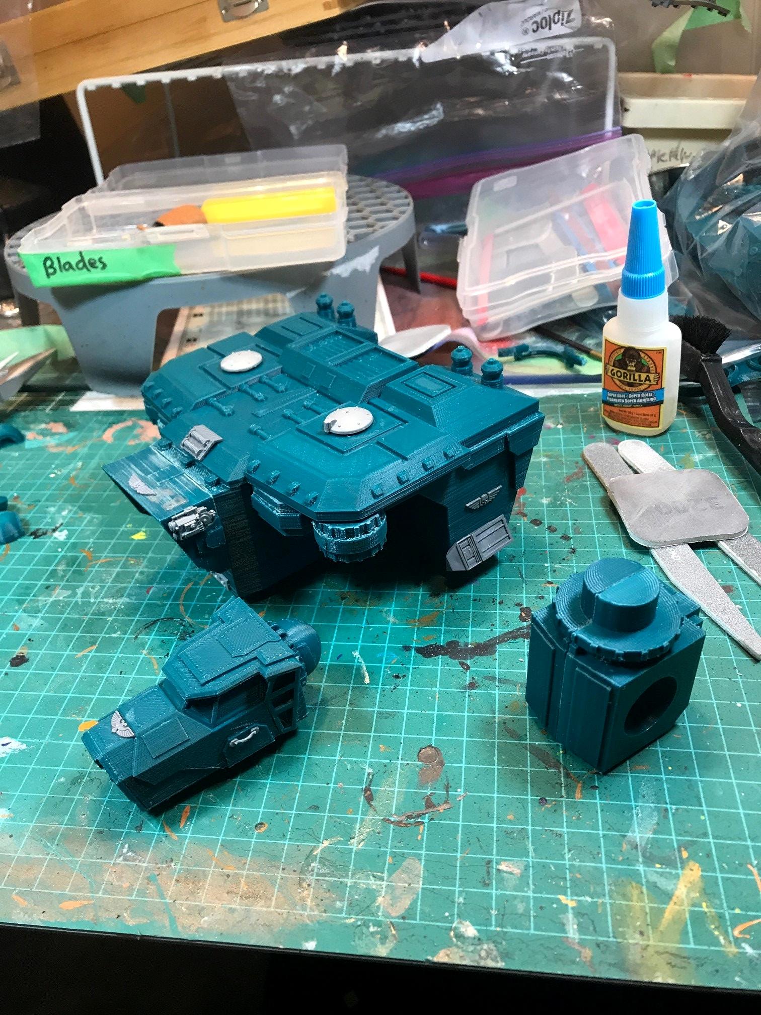 3d, Proxy, Titan, Wardog, Warhammer 40,000, Warhound